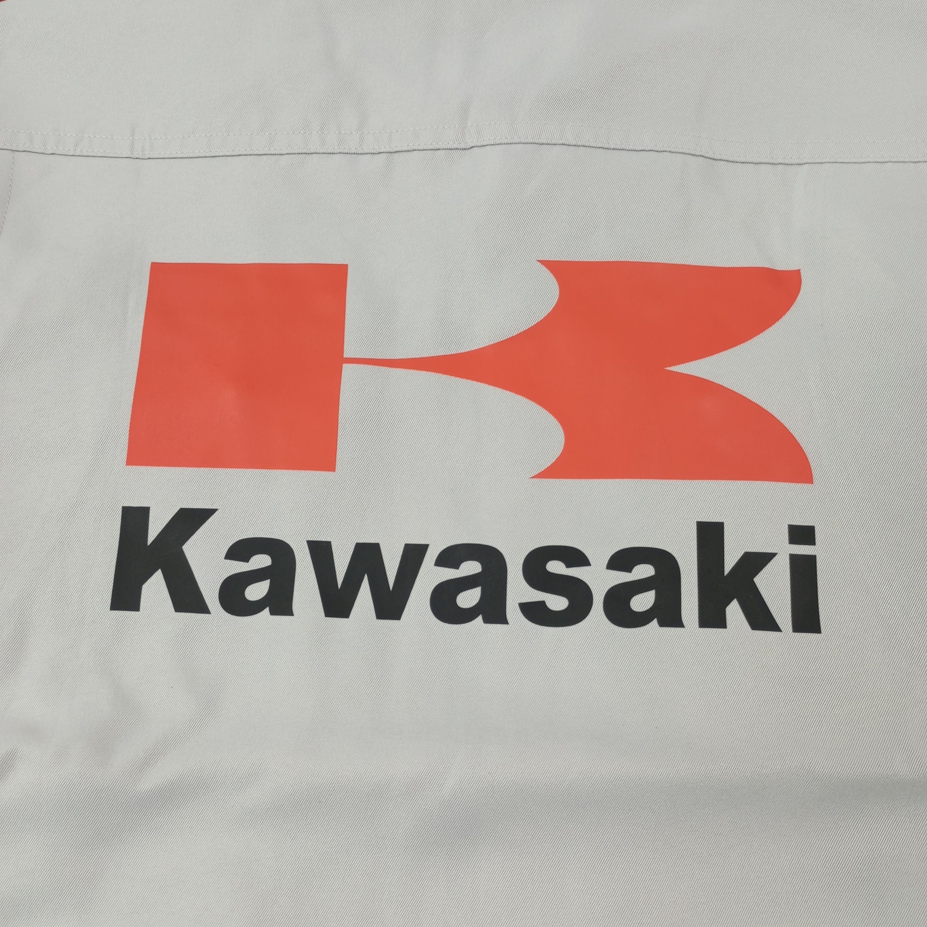 Japanese Brand × Vintage Kawasaki Japanese Motorsports Custom Art Jacket c231n28 Size US M / EU 48-50 / 2 - 2 Thumbnail