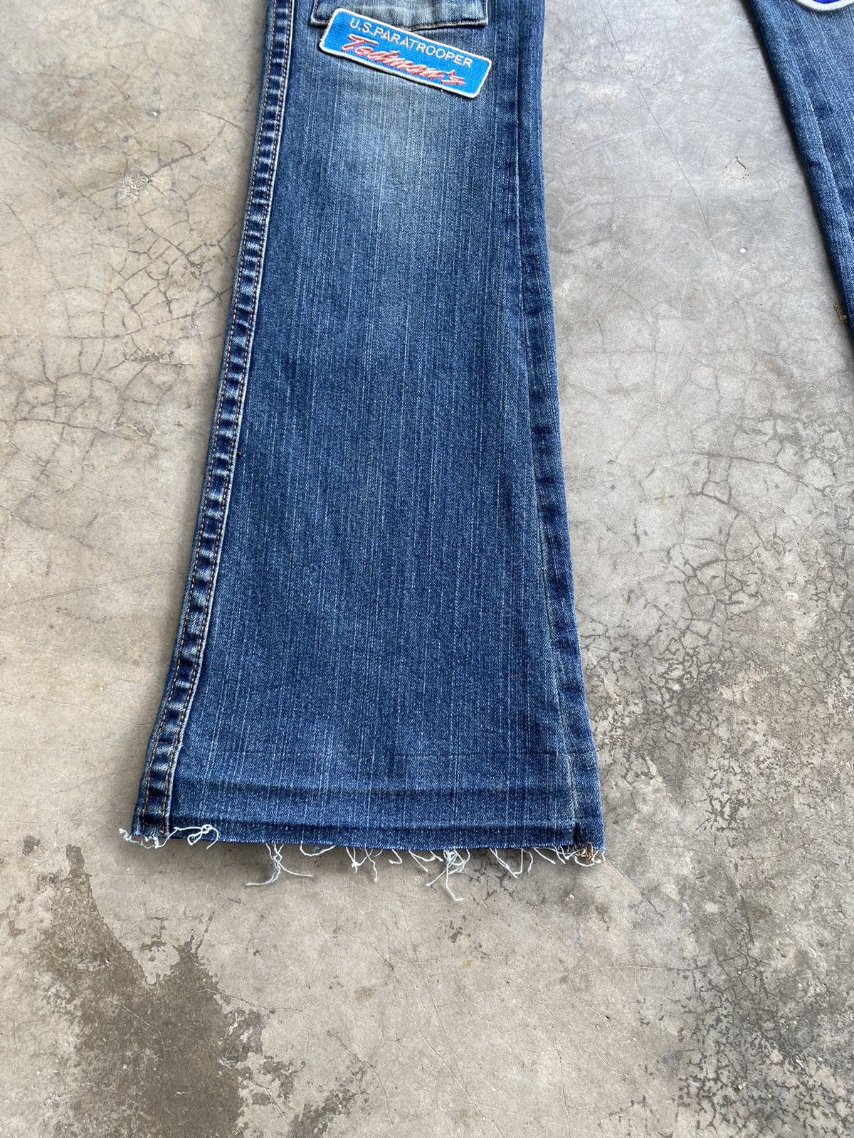 Hysteric Glamour × Japanese Brand Flare Jeans Japanese Ana Kerry Stretch Denim Low Rise Size 29" - 8 Thumbnail