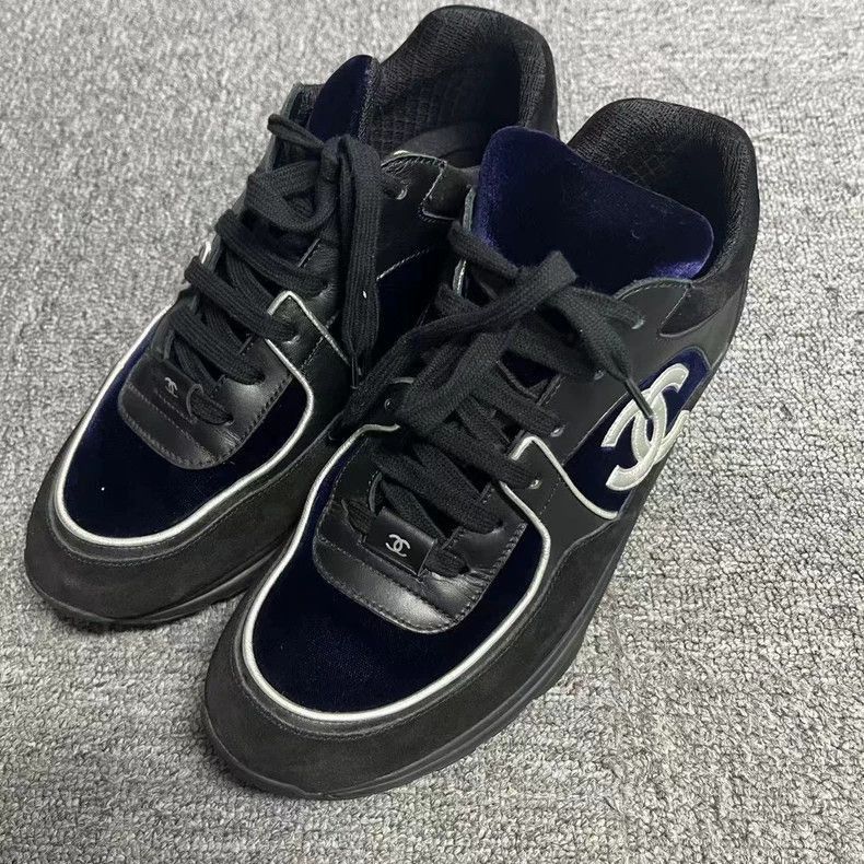 Chanel Chanel Black and White Low Top Sneakers -2505 Size US 8 / EU 41 - 2 Thumbnail