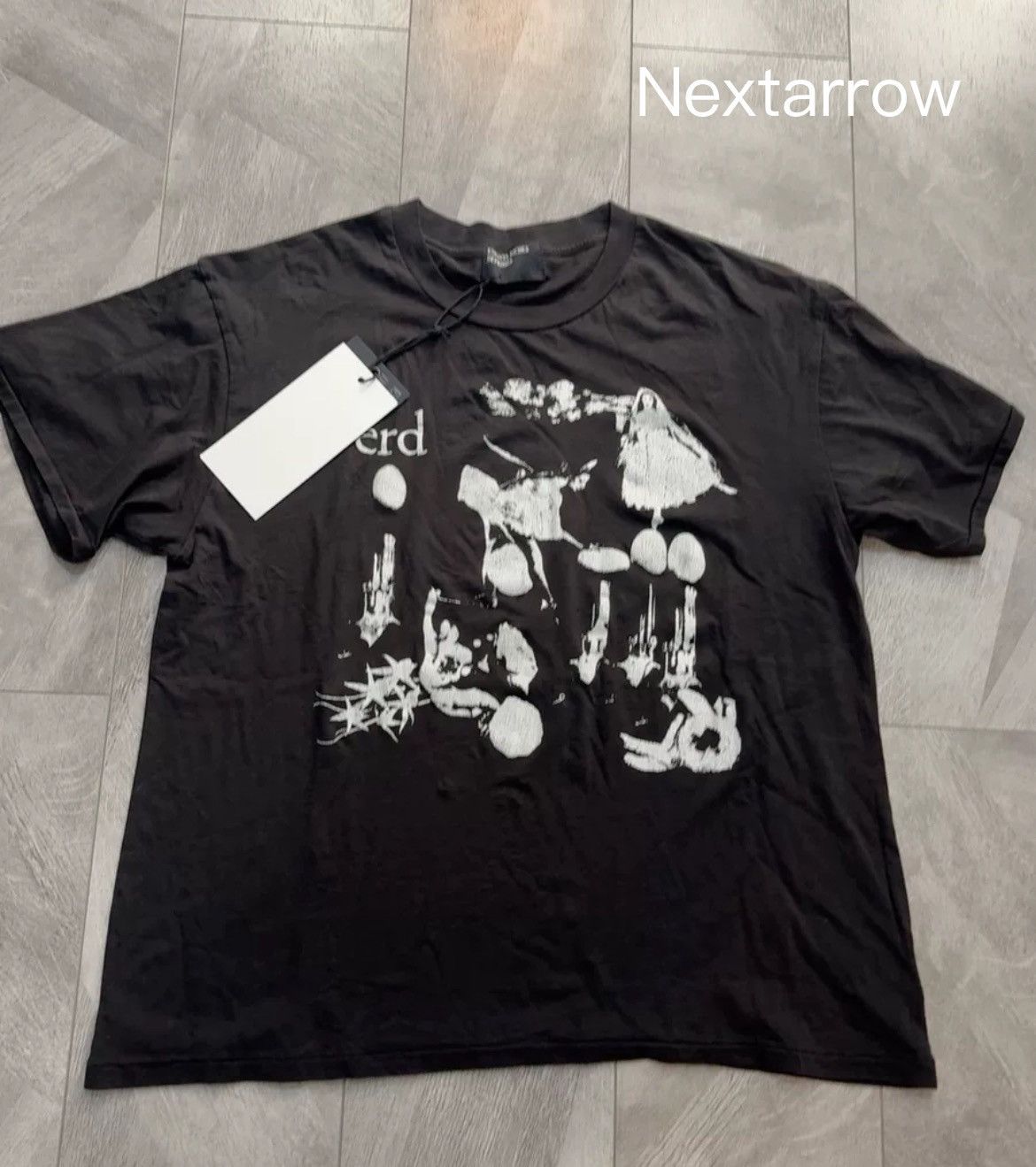 Enfants Riches Deprimes ERD 24SS Tシャツ Enfants Riches Déprimés E.R.D Logo Thrashed Paint Splatter T