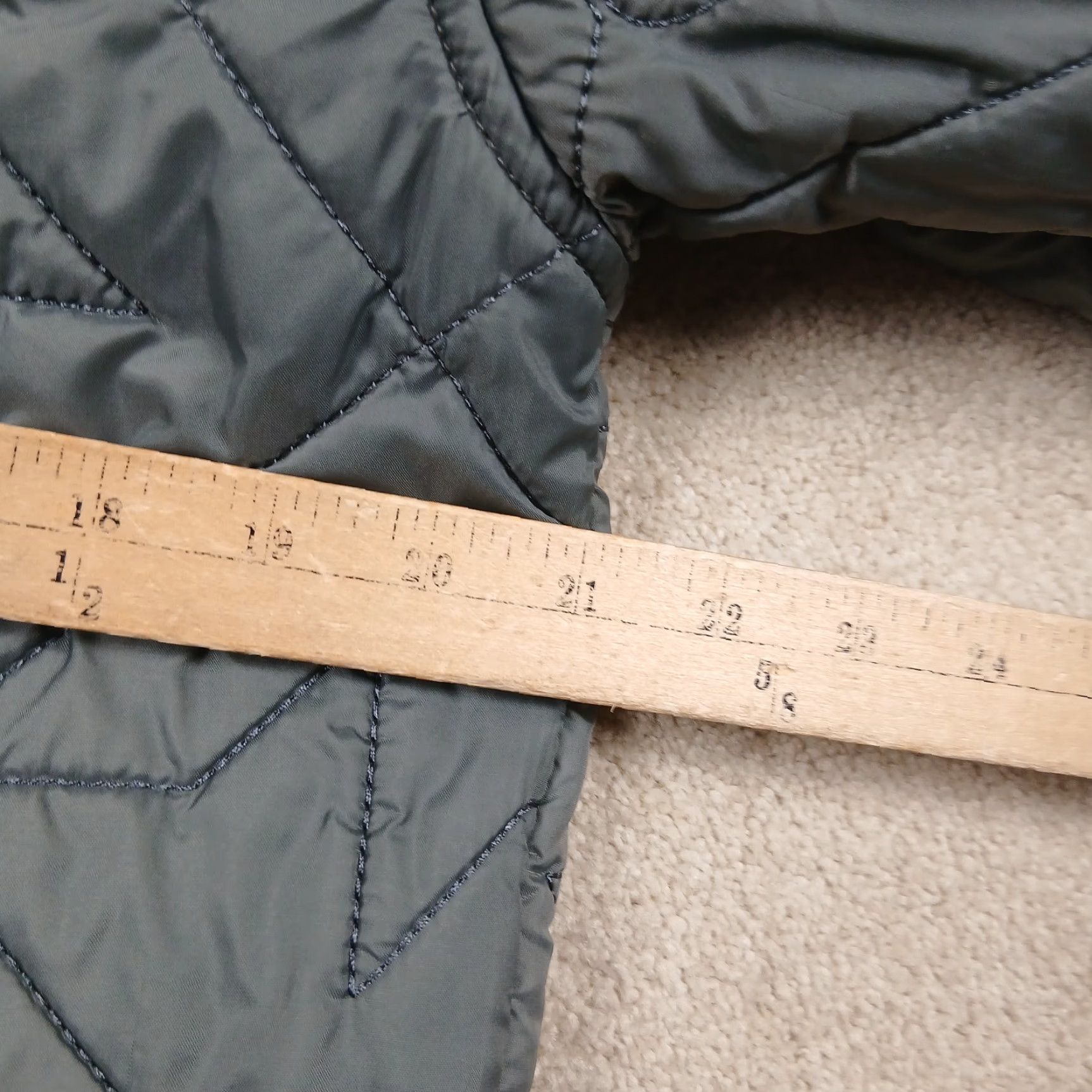 Quiksilver VINTAGE Quiksilver Estilo Logo Quilted Puffer Bomber Jacket Mens Medium Green Jacket Size US M / EU 48-50 / 2 - 7 Thumbnail