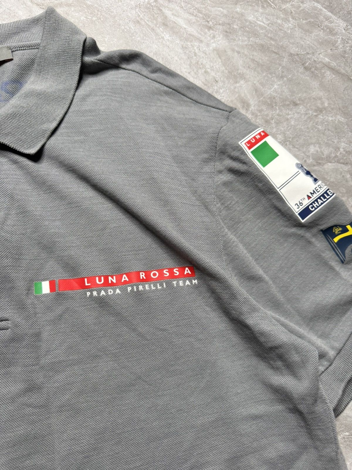 Prada Prada Americas Cup Logo Wool Polo Size US M / EU 48-50 / 2 - 5 Thumbnail