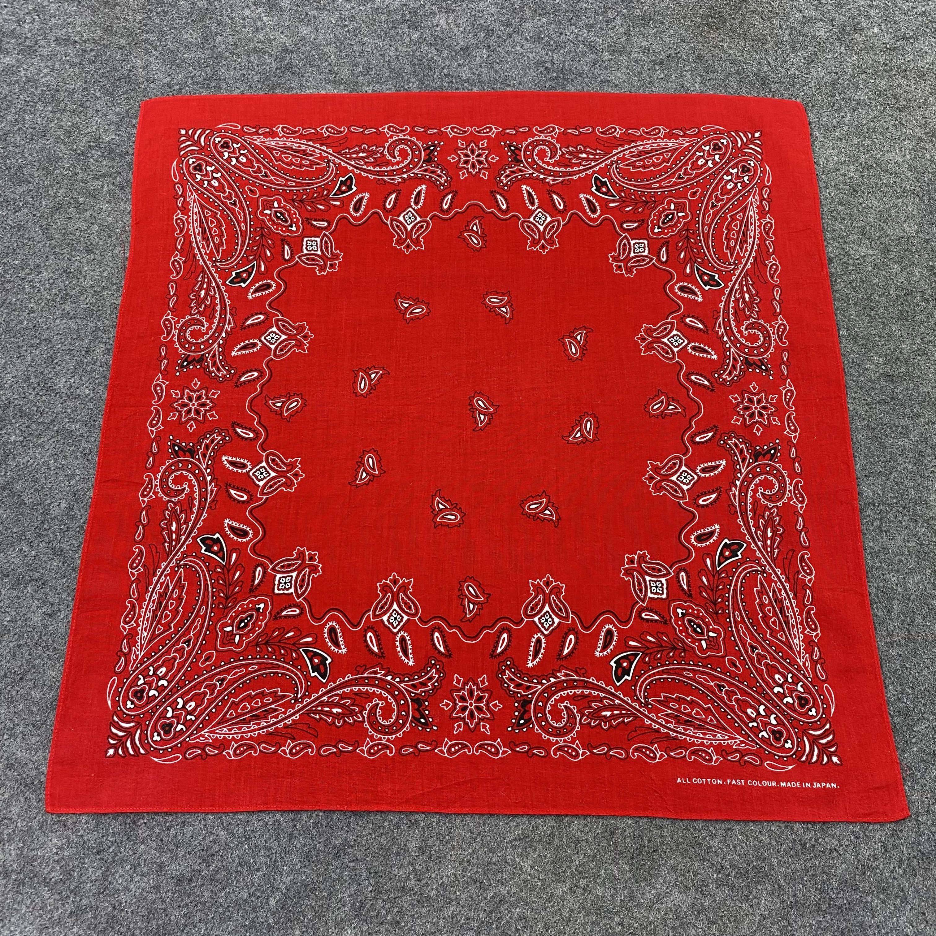 Japanese Brand Paislee Handkerchief / Bandana / Neckerchief-B1427 Size ONE SIZE - 1 Thumbnail