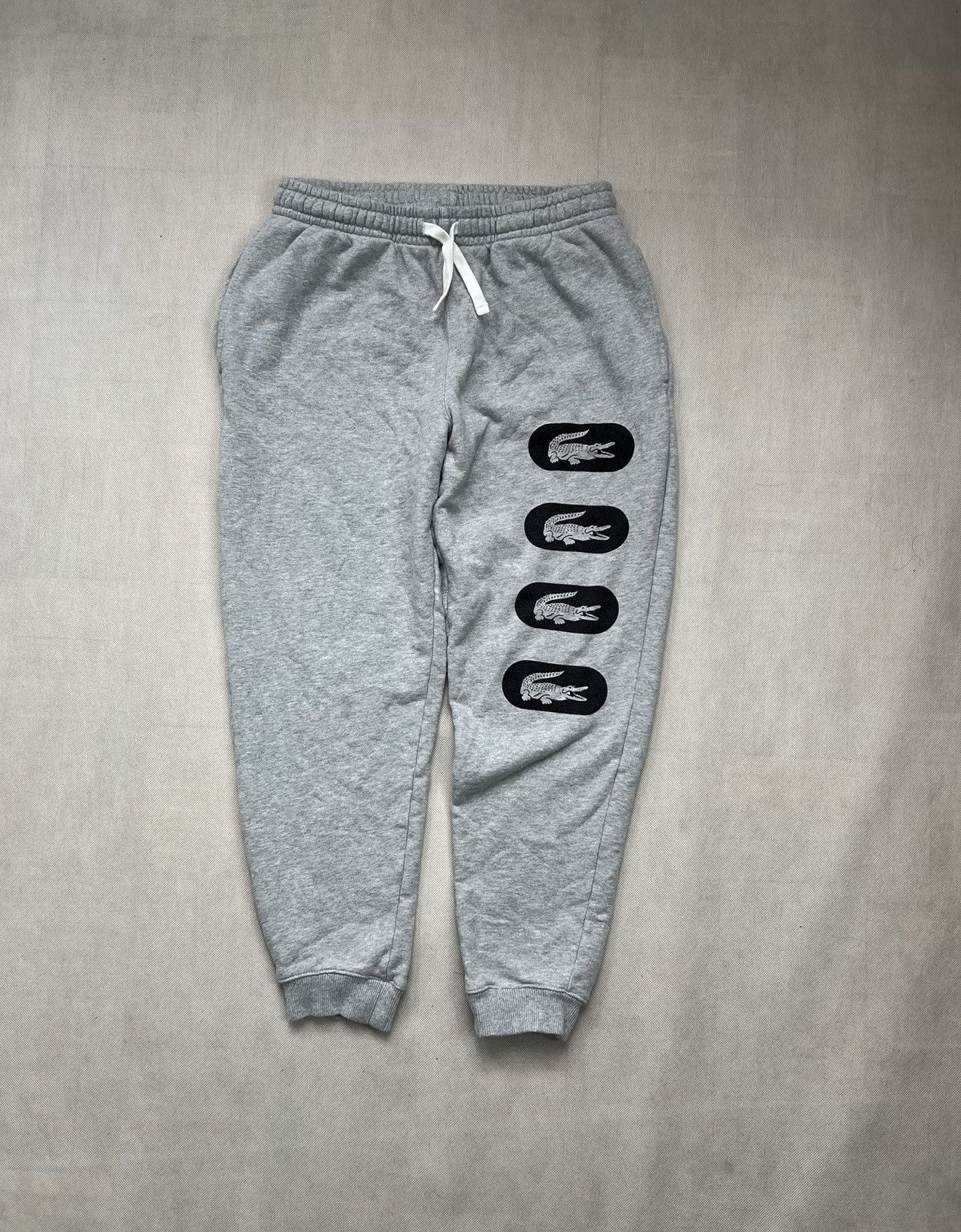 Lacoste Pants Lacoste Big Logo Grey Size US 34 / EU 50 - 1 Thumbnail