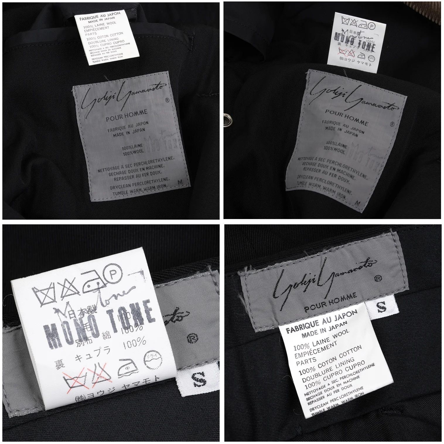 Yohji Yamamoto Yohji Yamamoto Corduroy Wool Gabardine Set Up Size US M / EU 48-50 / 2 - 20 Thumbnail
