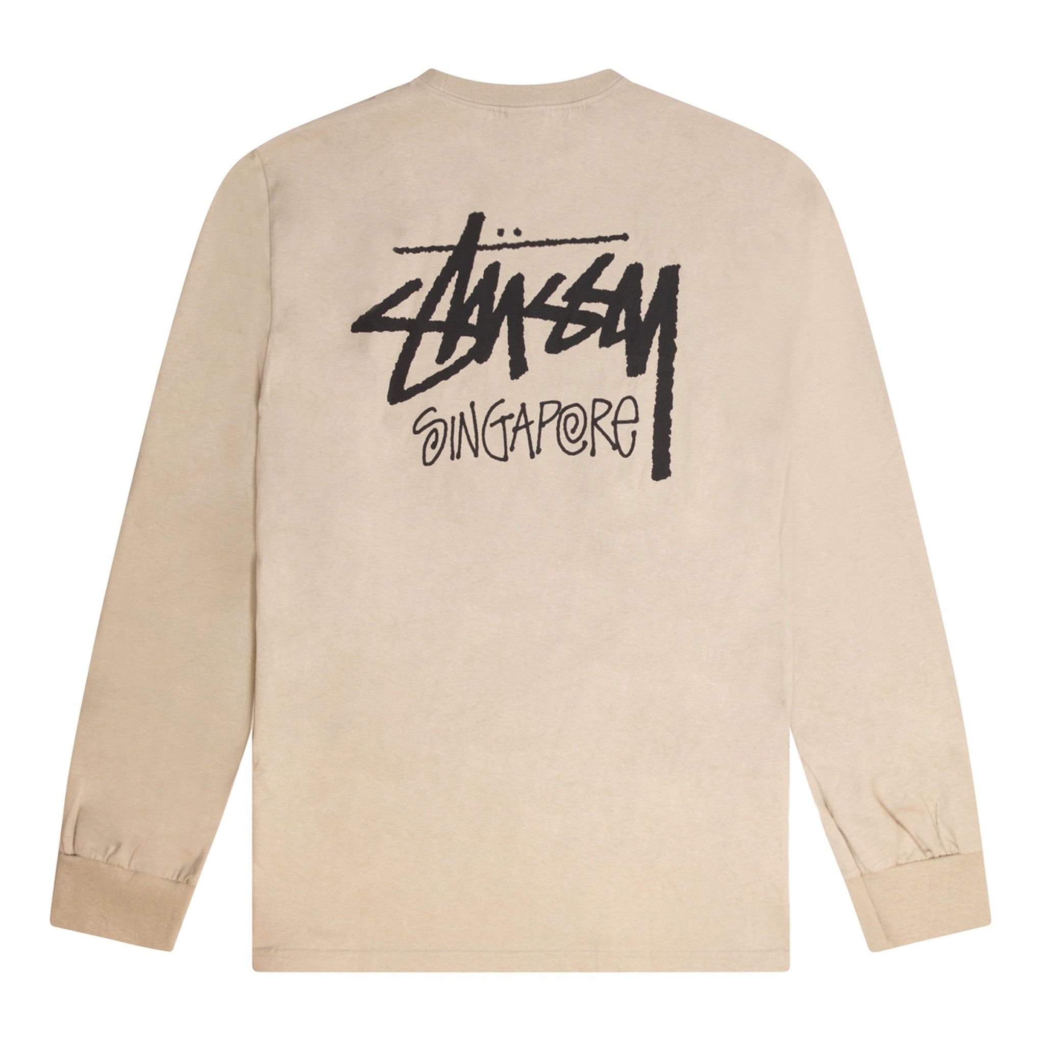 Stussy Singapore Chapter L/S Tee Khaki