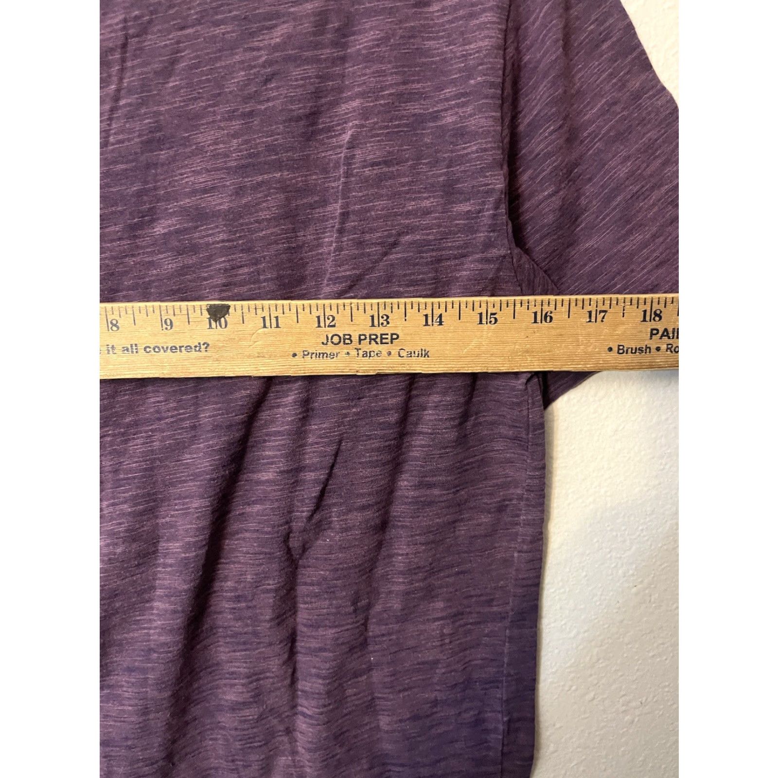 Express EXPRESS T-Shirt Crew Neck Tee Short Sleeve Slim Purple - Men - Size S - Cotton Spandex - Moisture Wicking - Solid - Vintage? (No) Size US S / EU 44-46 / 1 - 5 Thumbnail