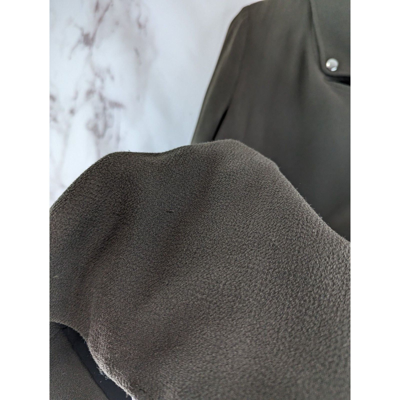 Aritzia Wilfred Jacket Women XS Green Zip Stretch Moto Mayet Aritzia Size XS / US 0-2 / IT 36-38 - 10 Thumbnail
