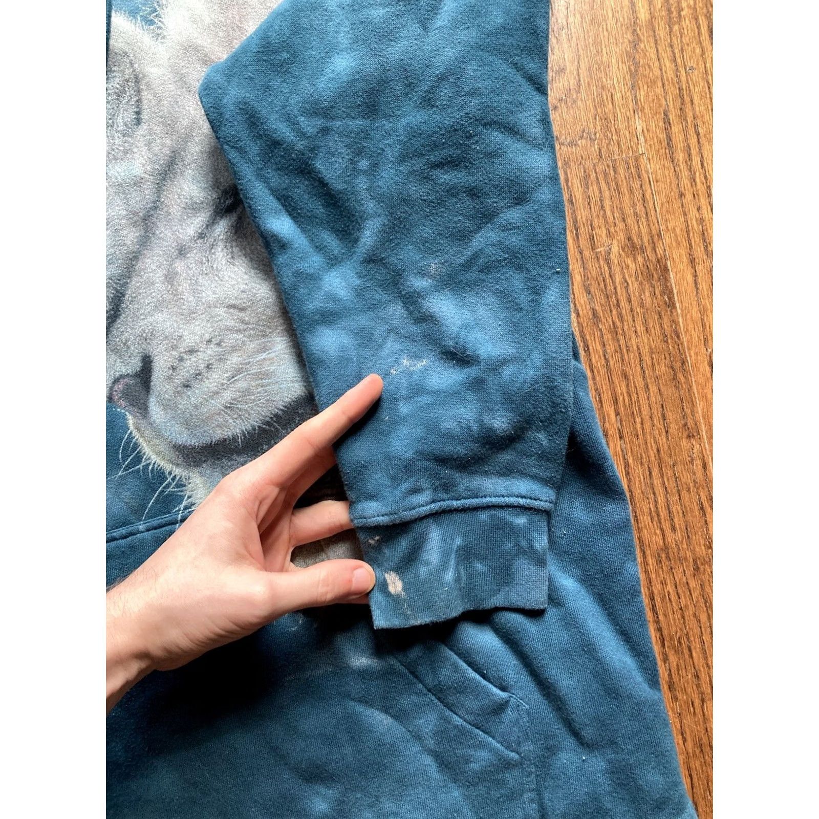 The Mountain The Mountain Hoodie Size Small Blue Tie Dye Sweatshirt Nature Animals Men Size US S / EU 44-46 / 1 - 7 Thumbnail