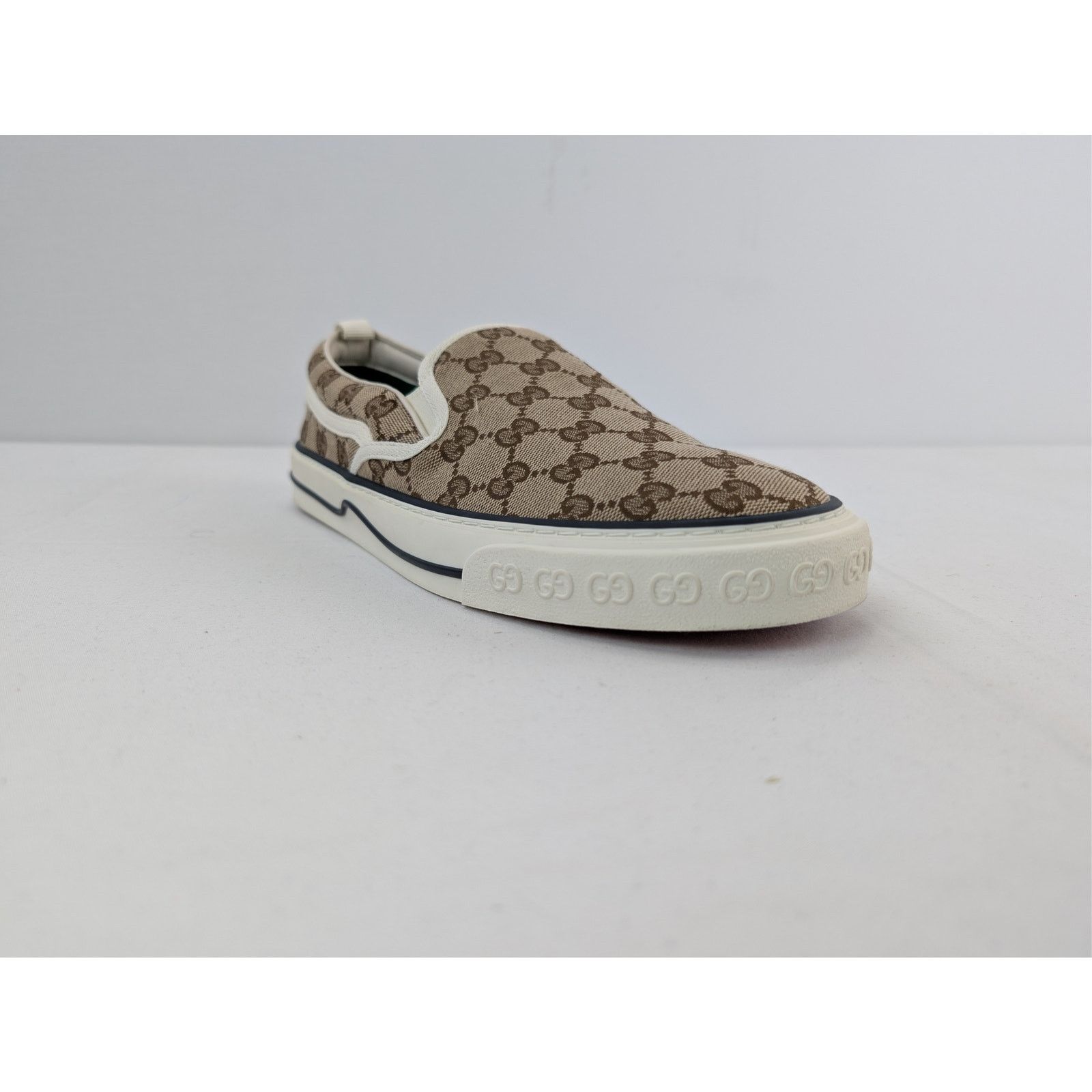 Gucci o1rshd1 Q:2 / Tennis 1977 Slip-On Sneakers in Beige Size US 12 / EU 45 - 2 Thumbnail