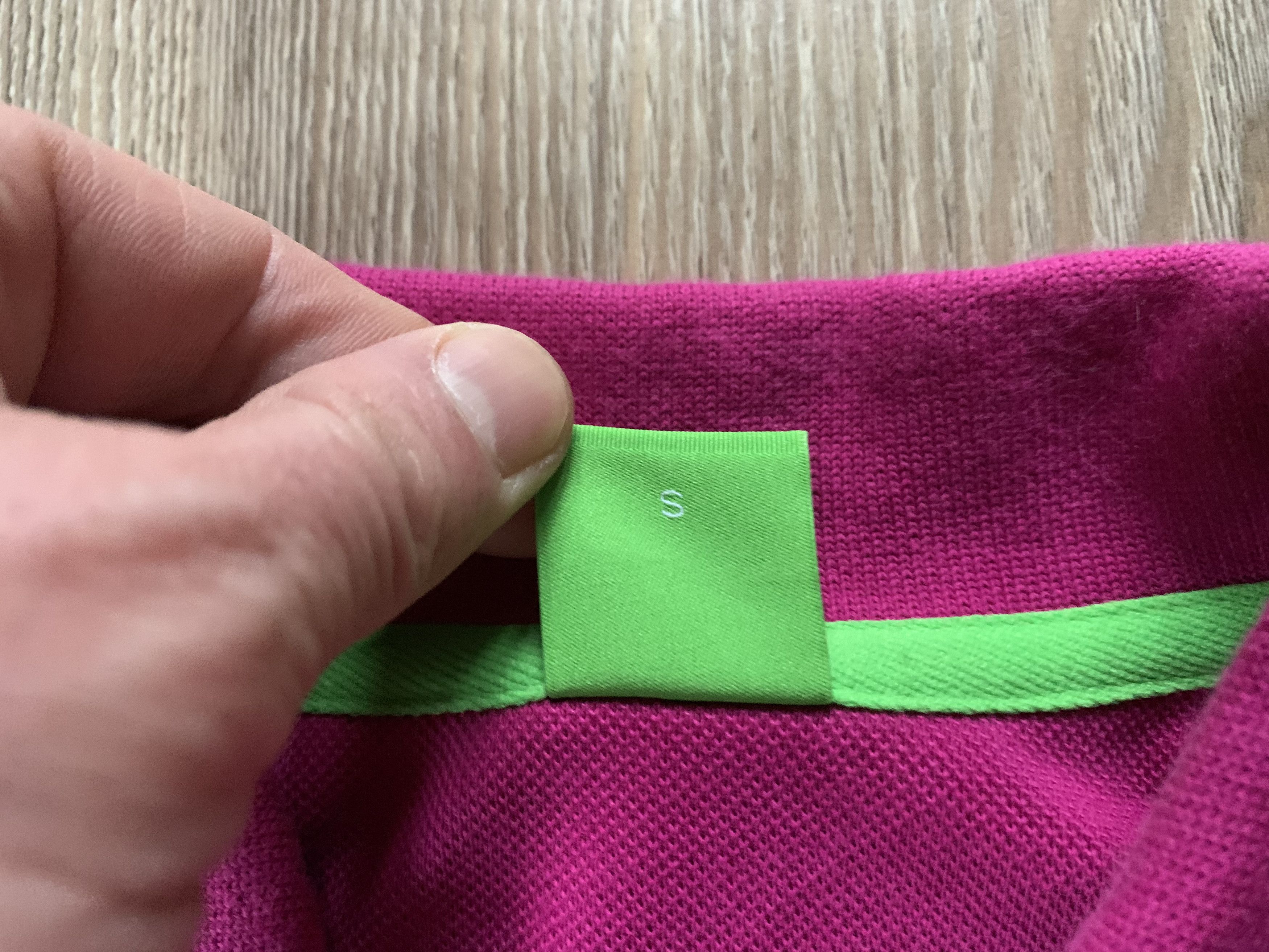 Hugo Boss Hugo Boss Modern Fit Cotton Mens Pink Polo Size US S / EU 44-46 / 1 - 8 Thumbnail