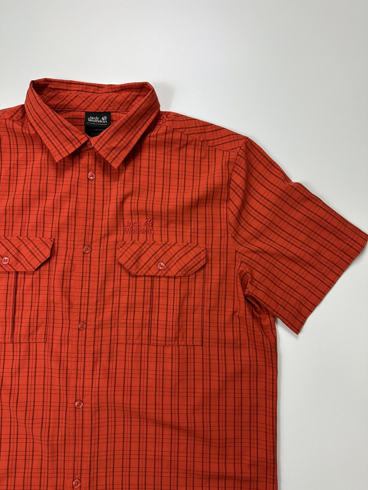 Jack Wolfskin Jack Wolfskin Outdoor Shirt Logo Men's Red Size US XL / EU 56 / 4 - 6 Thumbnail