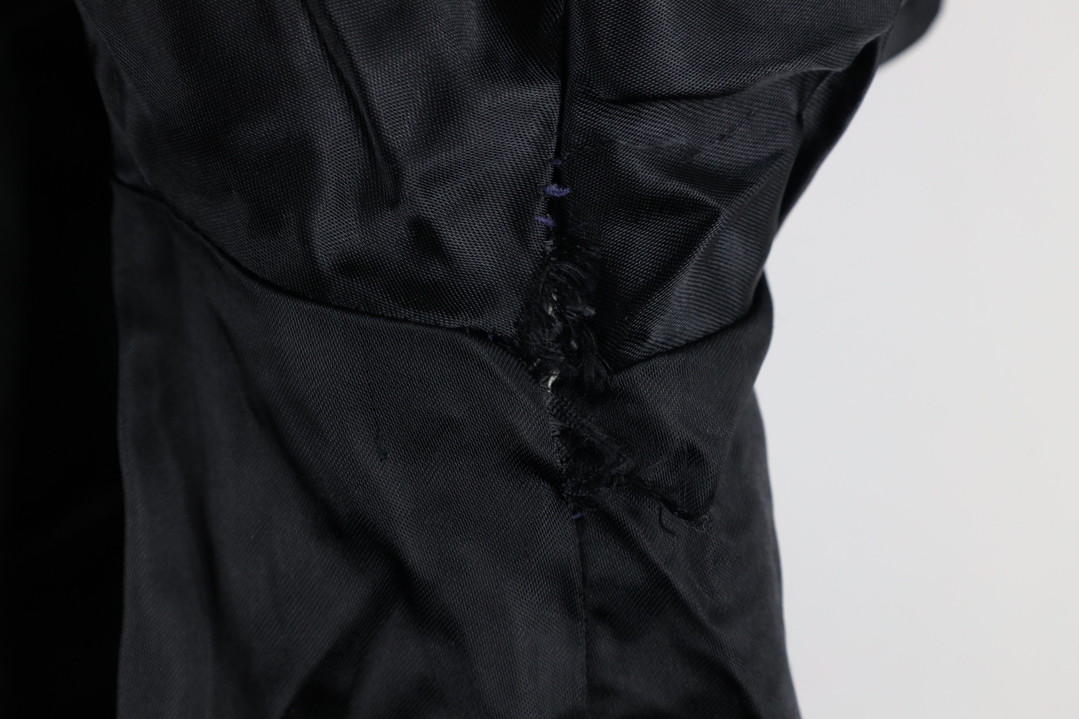 Vintage Vintage 80s Streetwear Lined Satin Bomber Jacket Black USA Size US XL / EU 56 / 4 - 4 Thumbnail