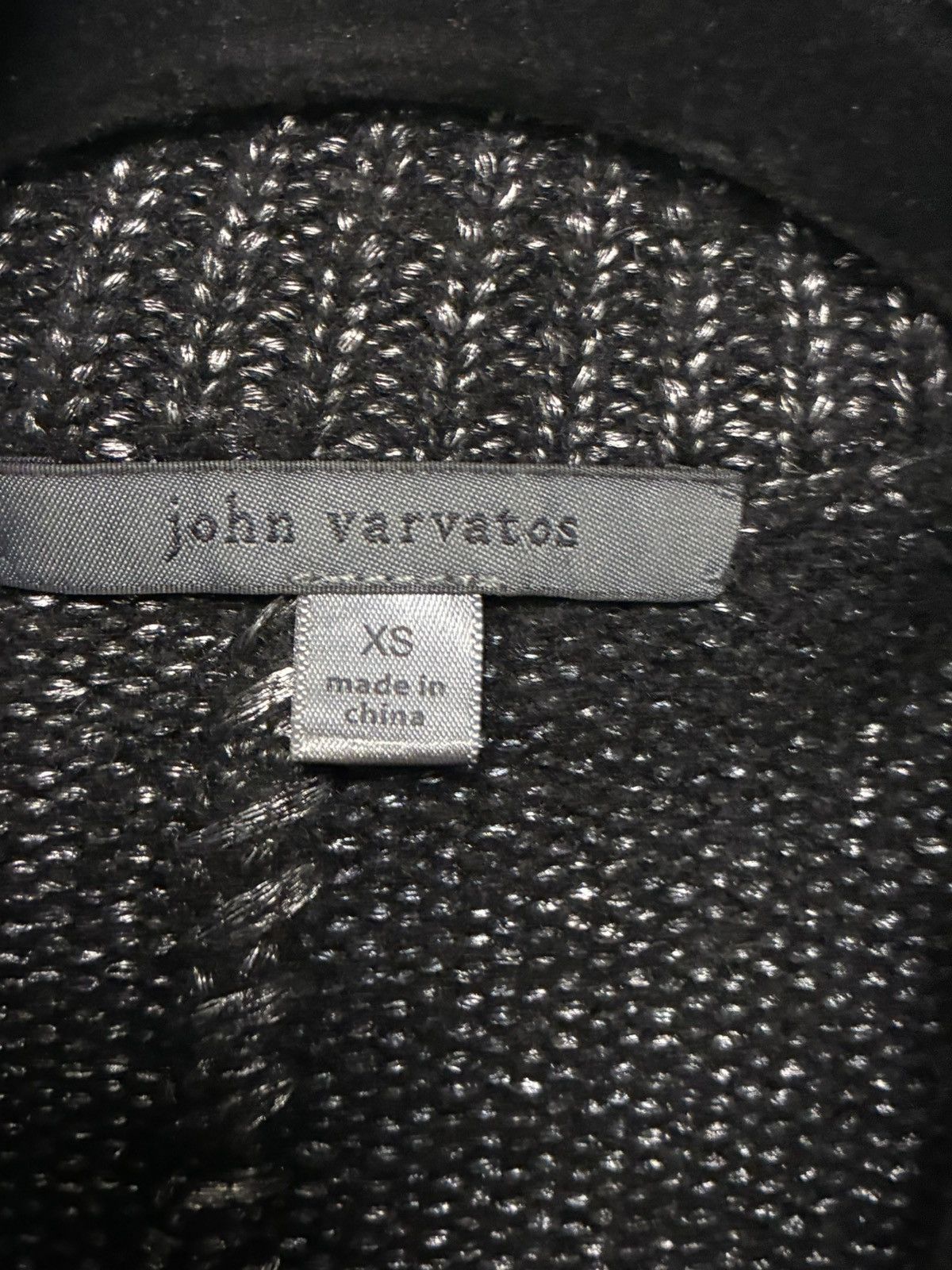 John Varvatos Collection Toggle Lightning Cardigan Size XS Size US XS / EU 42 / 0 - 9 Thumbnail