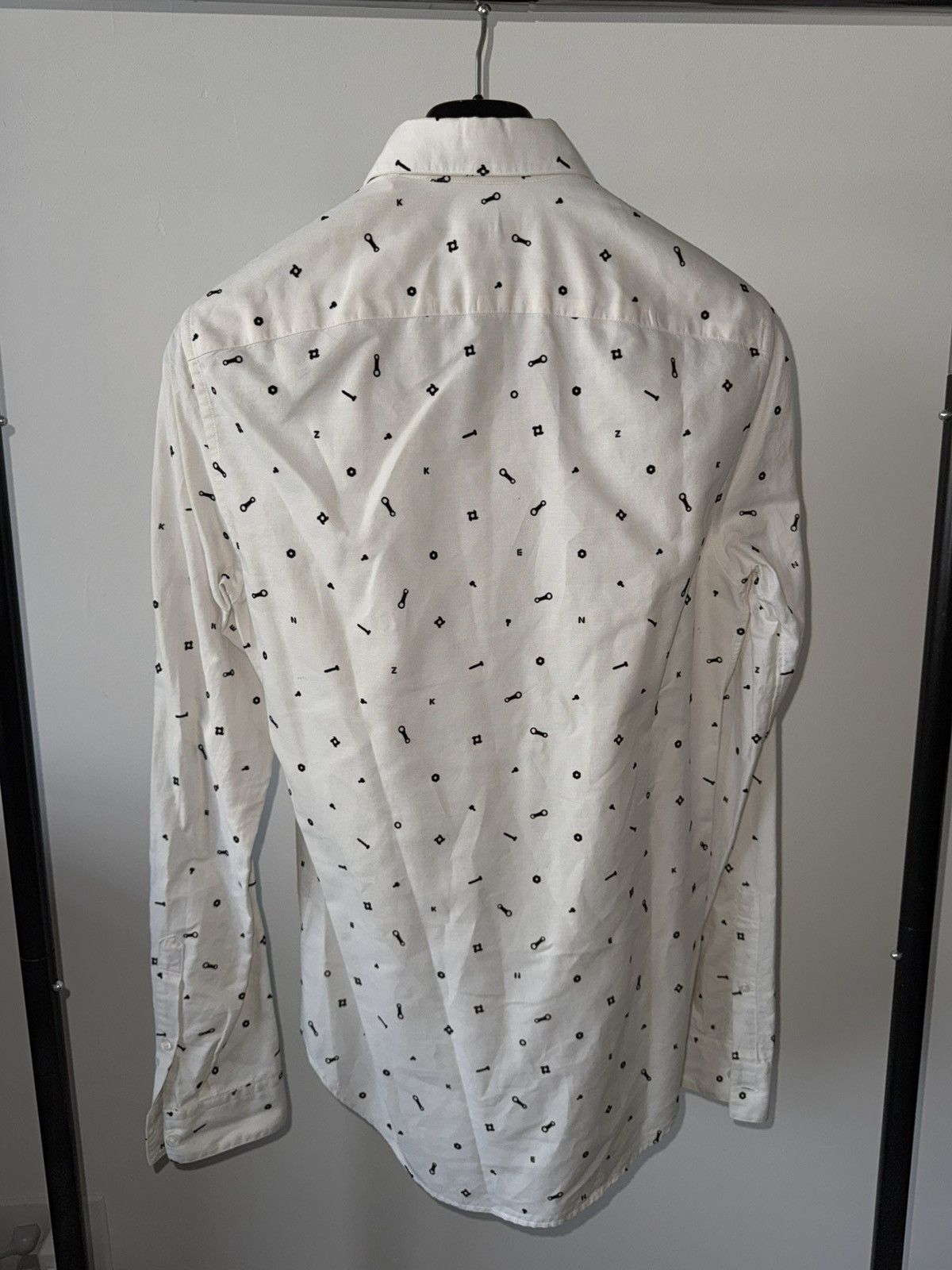 Kenzo Kenzo Runway Sample Logo Embroidered Buttondown Size US S / EU 44-46 / 1 - 2 Thumbnail