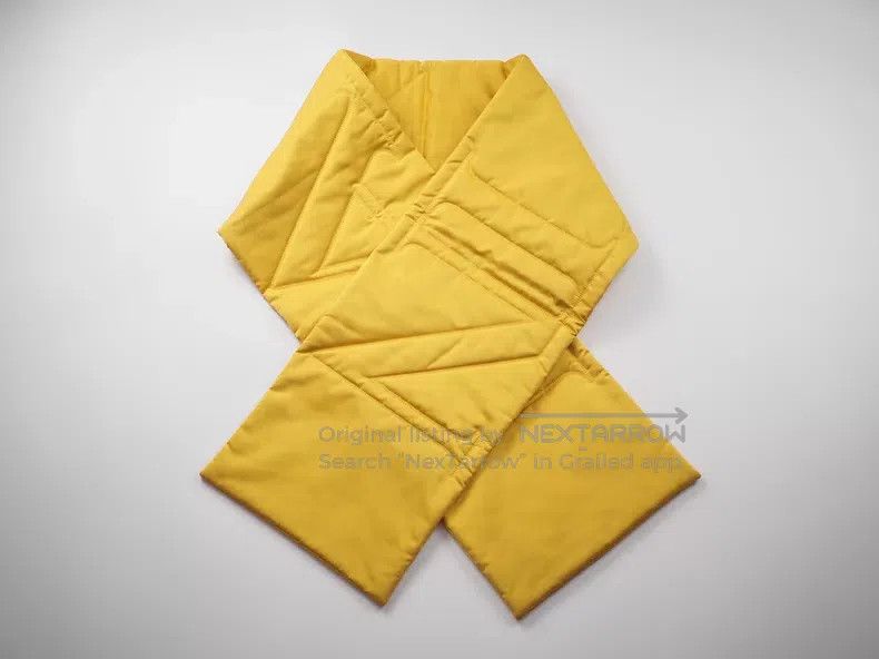 Lanvin Lanvin Yellow Polyester Filled Scarf Size ONE SIZE - 2 Thumbnail