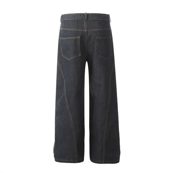 Japanese Brand American high street loose wide-leg versatile jeans Size US 32 / EU 48 - 3 Thumbnail
