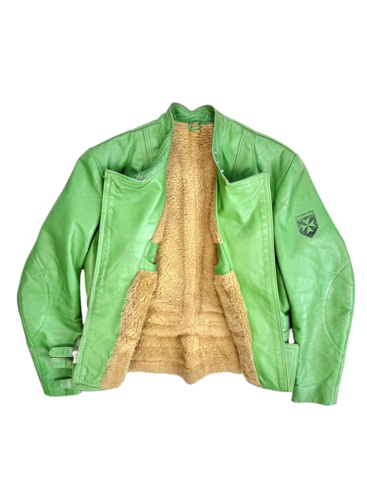 Genuine Leather 70-80 Harro Motorcycle Racing Vintage Leather Jacket Size US S / EU 44-46 / 1 - 3 Thumbnail