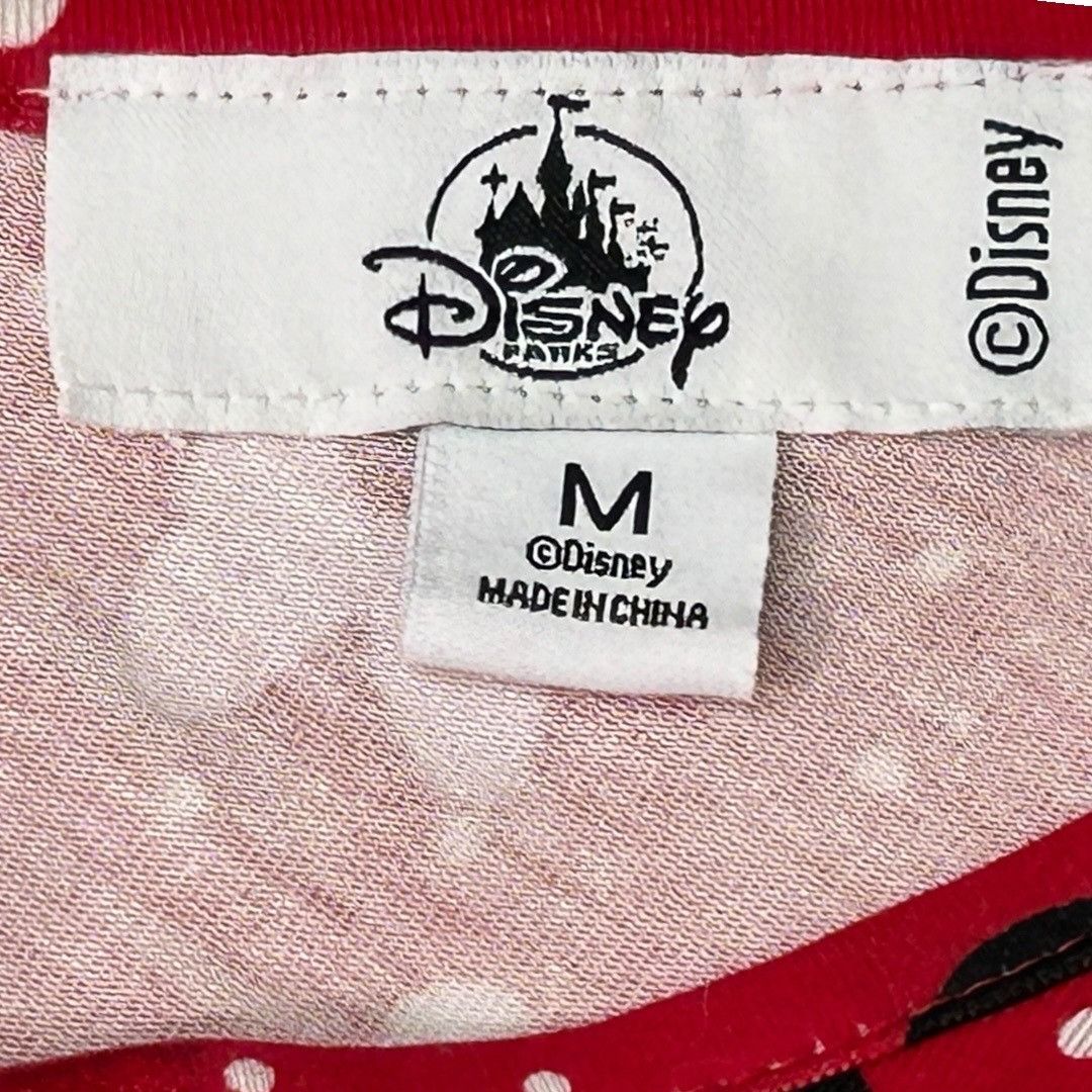 Disney NWOT Disney Parks Minnie Mouse Red Polka Dot Tie Front - Shi Size M / US 6-8 / IT 42-44 - 4 Thumbnail