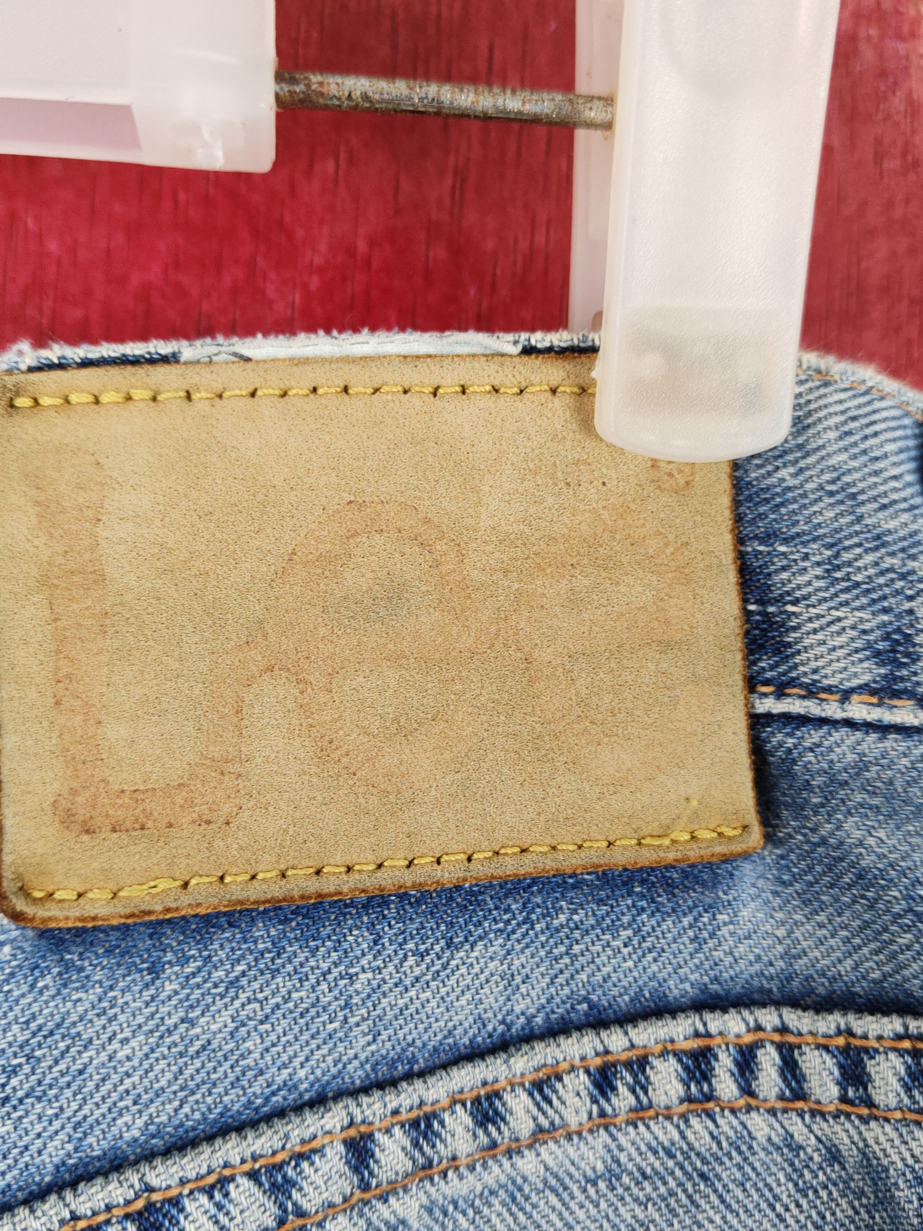 Japanese Brand Lee vintage Blue Distressed Ripped Jeans #S1694 Size US 32 / EU 48 - 8 Thumbnail