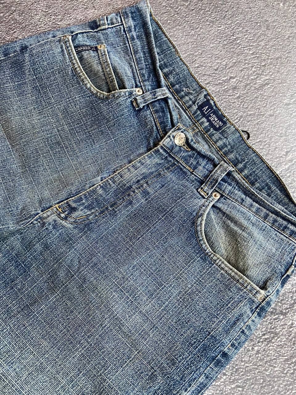 Armani Vintage Armani Jeans y2k distressed denim pants Size US 32 / EU 48 - 4 Thumbnail