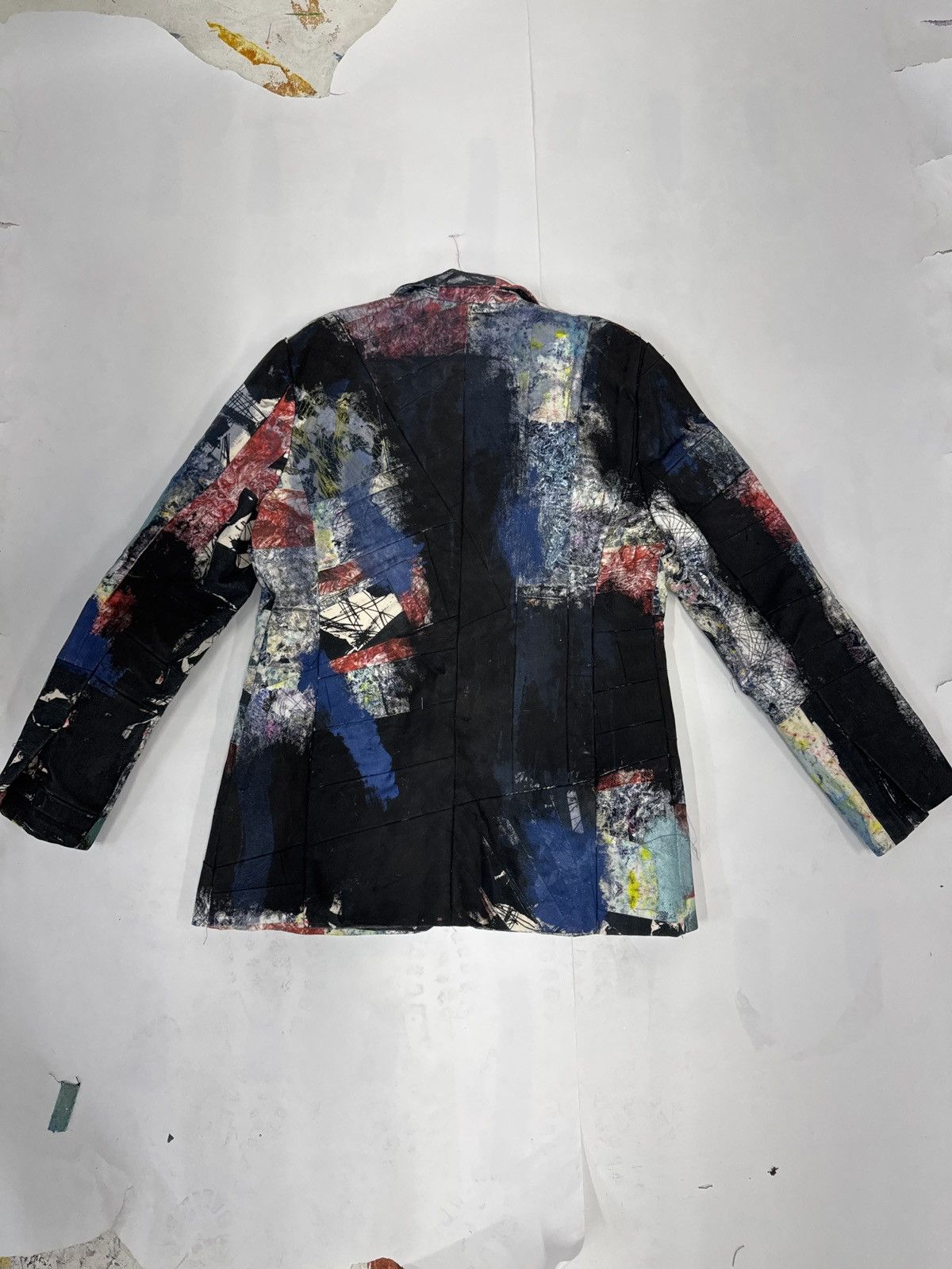 Other Hand Painted Blazer with Charms Size 50S - 5 Thumbnail