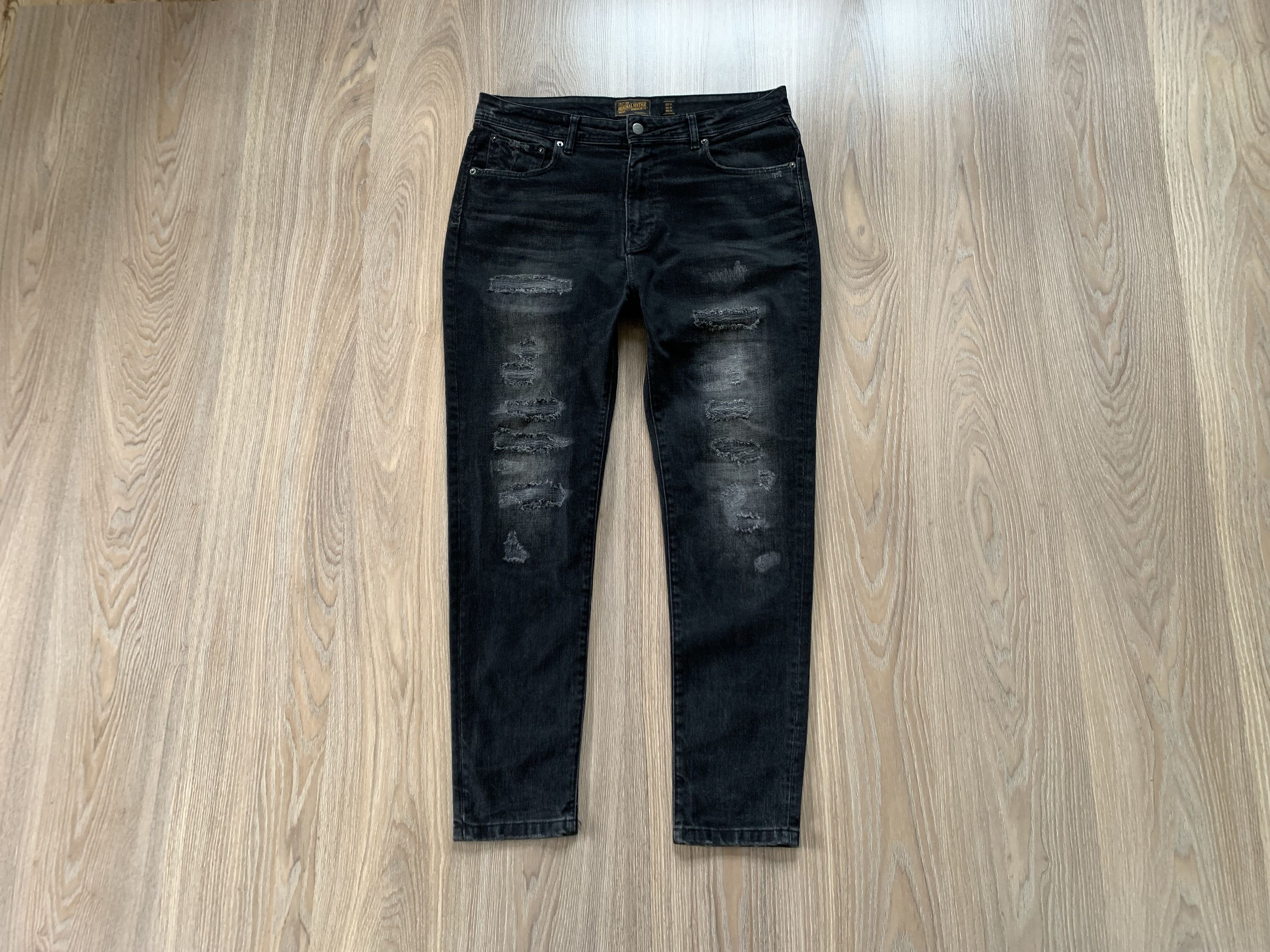 Zara Zara Man Distressed Denim Jeans Size US 34 / EU 50 - 1 Thumbnail