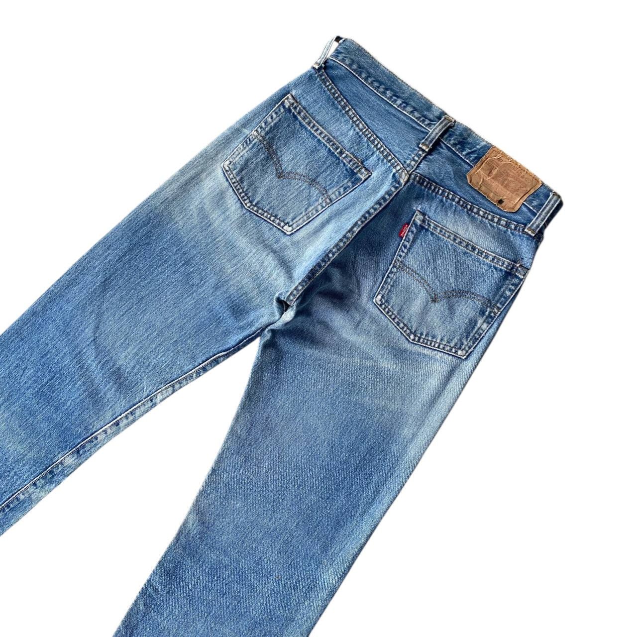 Levi's Vintage Clothing Rare 1970s Levi’s 501 Redline Selvedge FRAYED Hem Button 6 Size US 28 / EU 44 - 20 Thumbnail