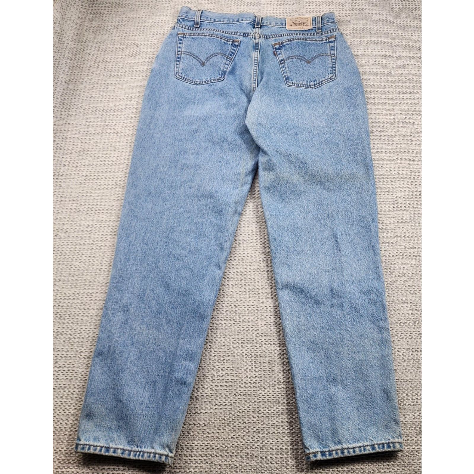 Levi's VINTAGE Levi's Jeans Mens 36x34 545 Light Wash Blue Loose Fit Tapered Leg Zip Fly Denim Relaxed 5-Pocket USA 90s Grunge Size US 36 / EU 52 - 2 Thumbnail