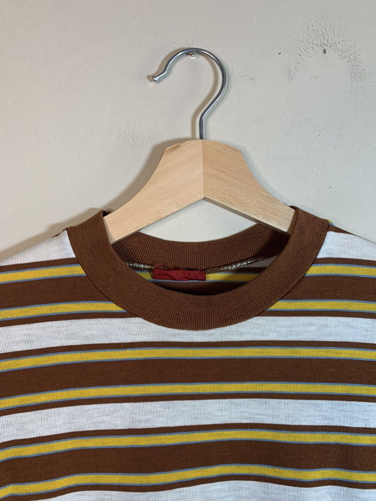 Vintage *RARE* Vintage 1950’s Striped Single Stitch Pocket T-Shirt M Size US M / EU 48-50 / 2 - 6 Thumbnail