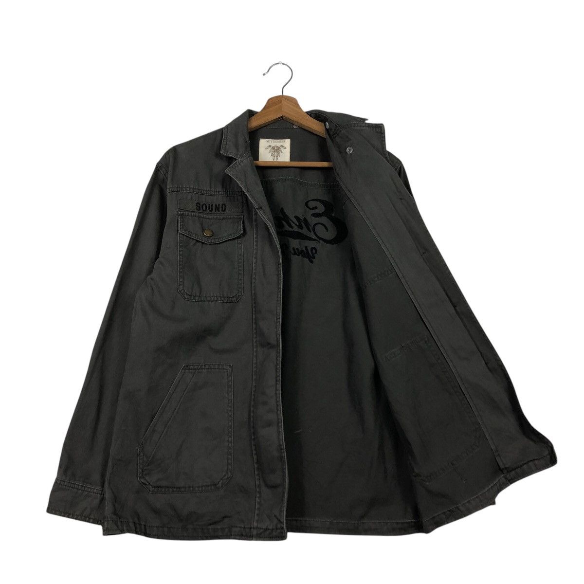 Japanese Brand 📌Vintage Biker Jacket Sky Bomber Bondage Design Parachute Size US M / EU 48-50 / 2 - 12 Thumbnail