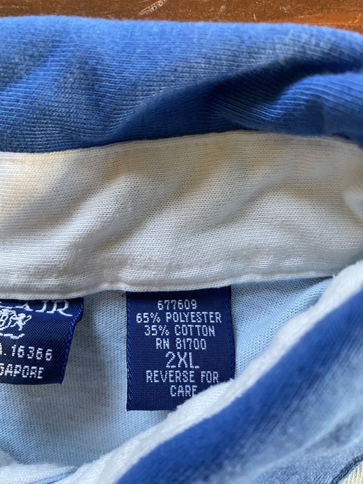 Blair Vintage 90’s John Blair Single Stitch Bowling Style Polo Size US XXL / EU 58 / 5 - 10 Thumbnail
