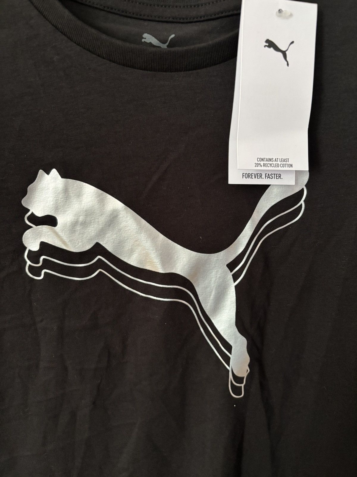 Puma Puma Black-Metallic Silver Shirt Size S / US 4 / IT 40 - 2 Thumbnail