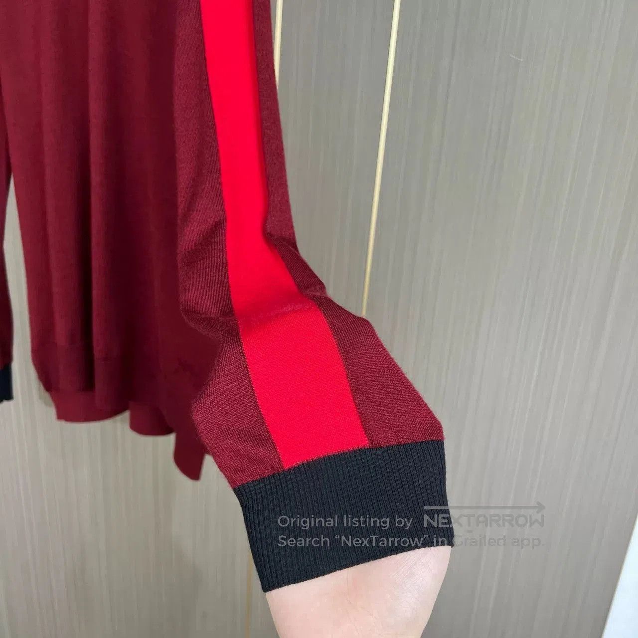 Louis Vuitton louis vuitton logo cashmere knit sweater. Size L / US 10 / IT 46 - 6 Thumbnail