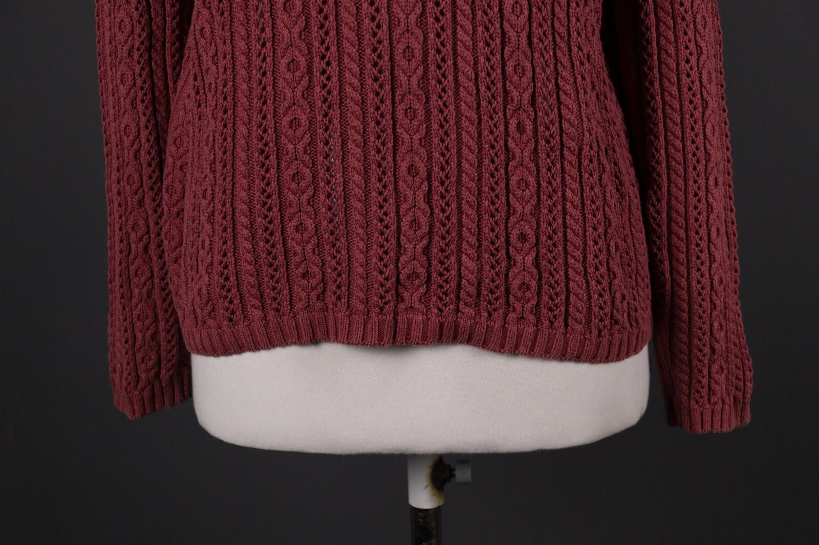 Lauren Ralph Lauren Lauren Ralph Lauren Cotton Cable Knit Sweater Size M Size M / US 6-8 / IT 42-44 - 4 Thumbnail