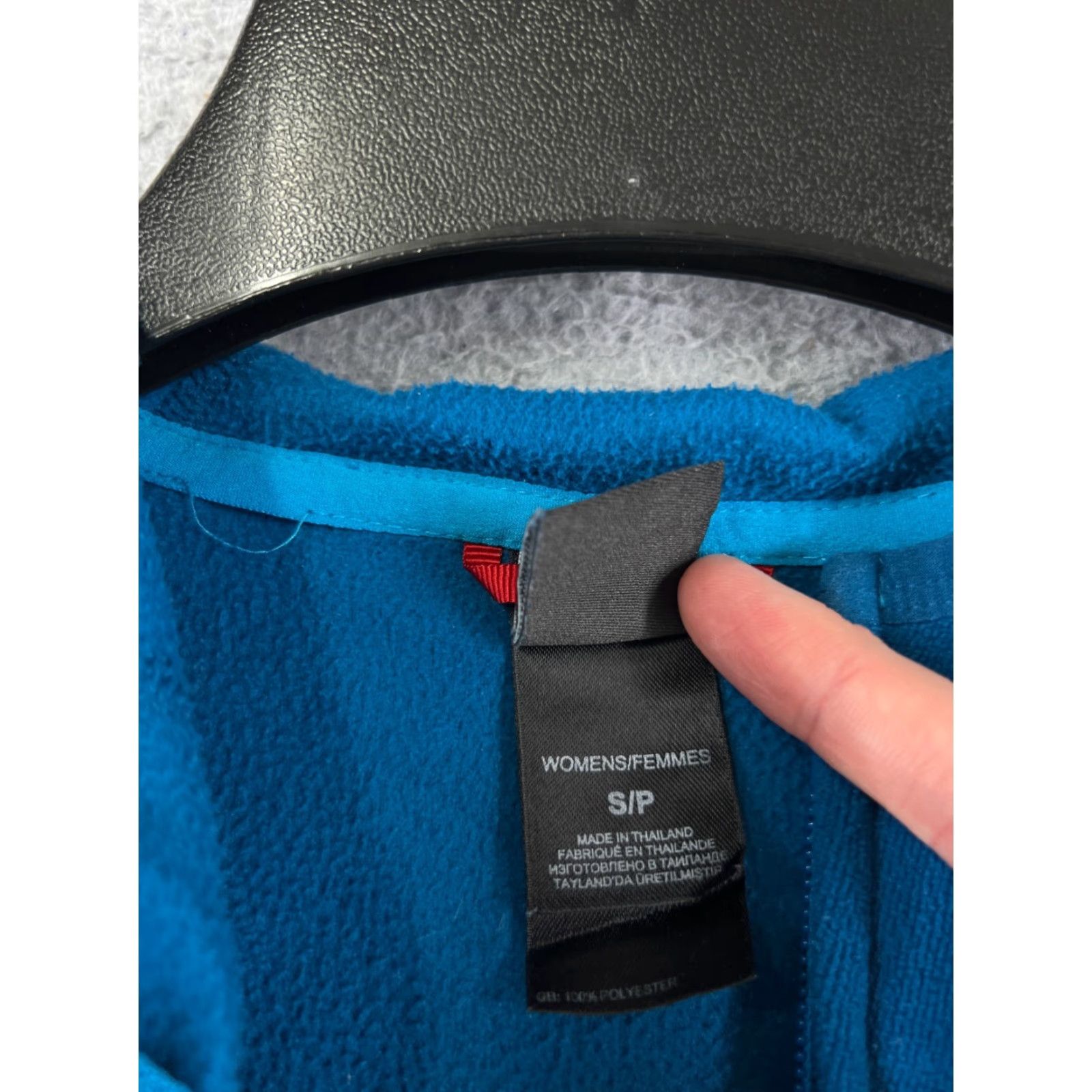 The North Face The North Face Jacket Women Small Blue Zip Hooded Polartec Warm Outdoor Fleece Size S / US 4 / IT 40 - 4 Thumbnail