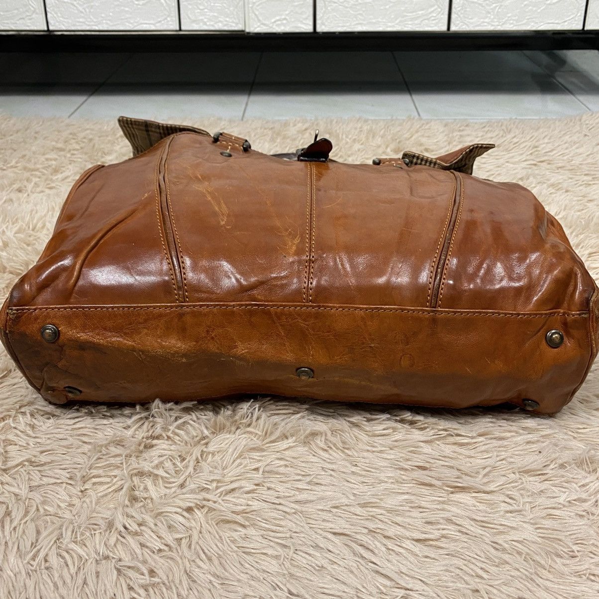 Japanese Brand 📌Vintage Leather Bag Genuine Unison Dept. Size ONE SIZE - 12 Thumbnail