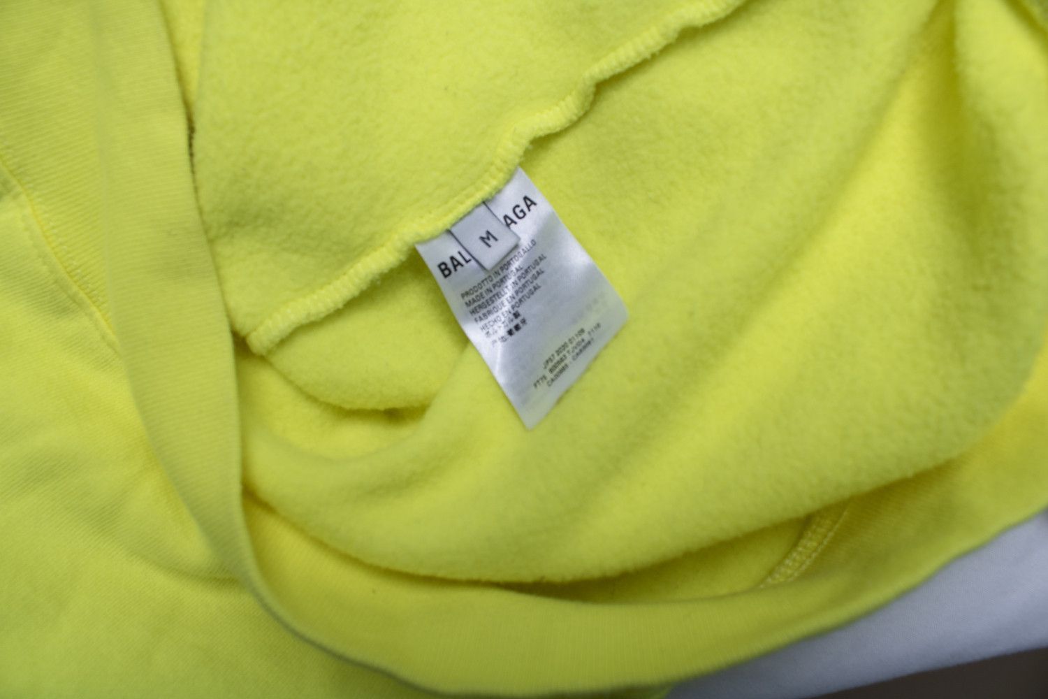 Balenciaga Balenciaga, yellow hoodie with logo Size US M / EU 48-50 / 2 - 6 Thumbnail