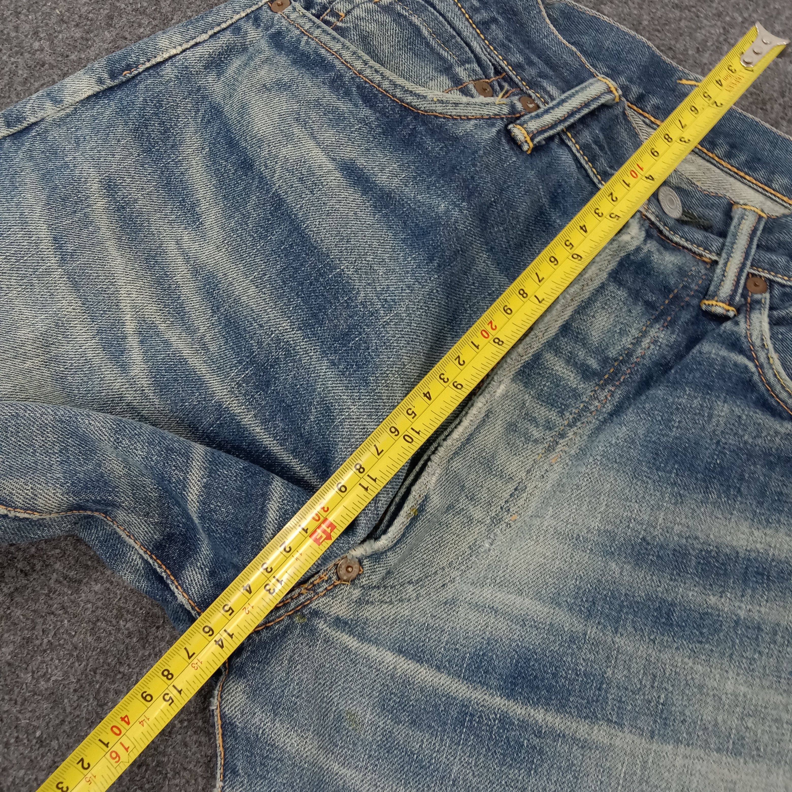 Japanese Brand × Vintage Japanese Brand Evisu Selvedge Daicock Custom Art Jeans Size US 27 - 12 Thumbnail