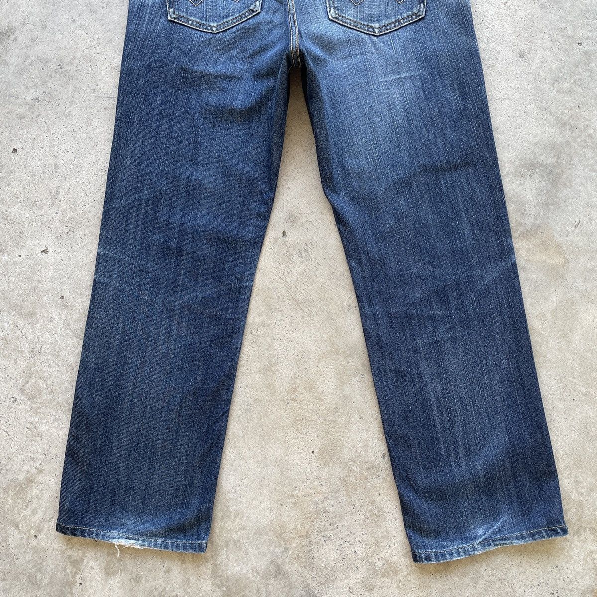 Edwin × Jean Vintage Edwin Made In Japan Distressed Faded Jeans Pants W33 Size US 33 - 12 Thumbnail