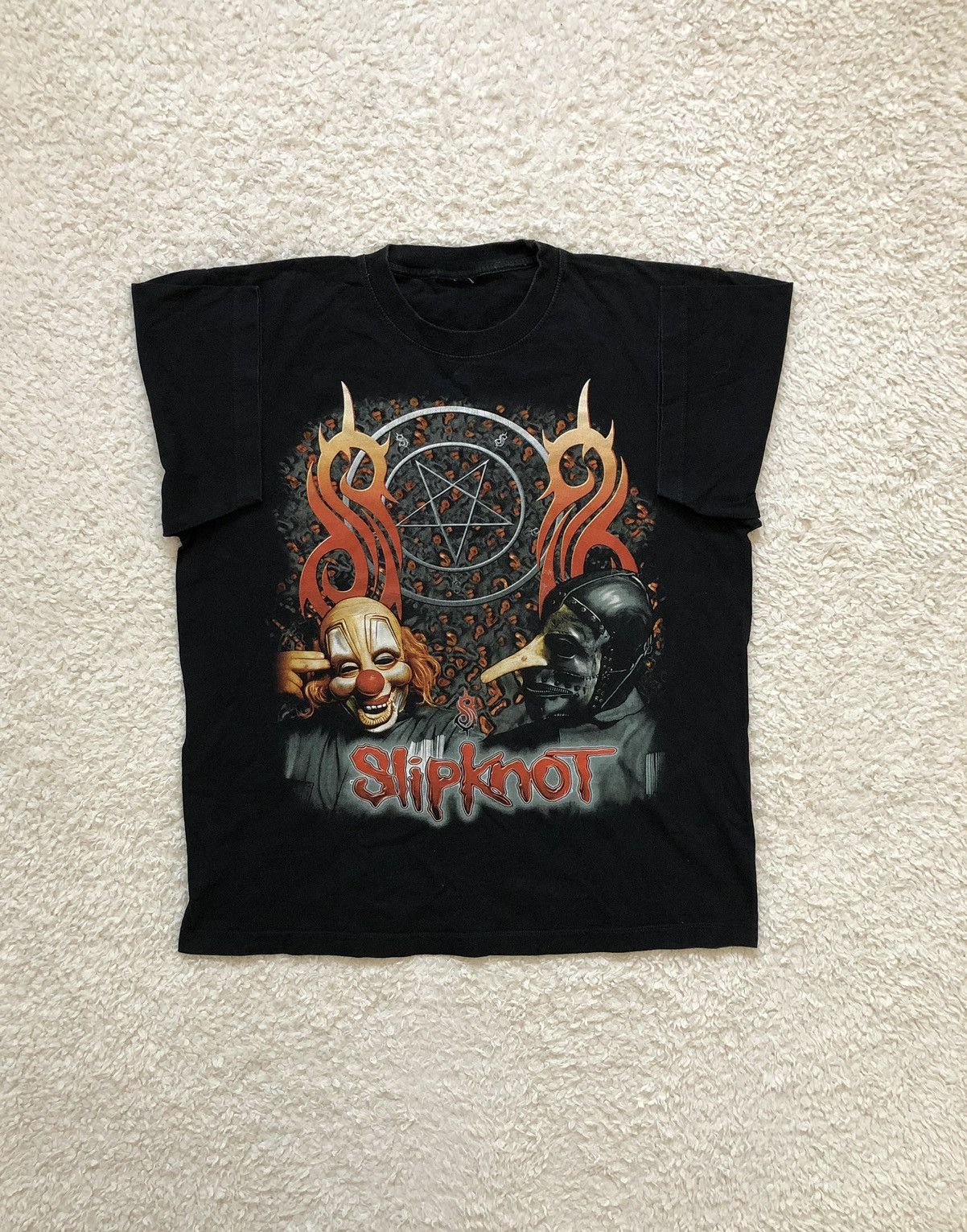 Tshirt Slipknot Vintage 90’s 00’s Print Black