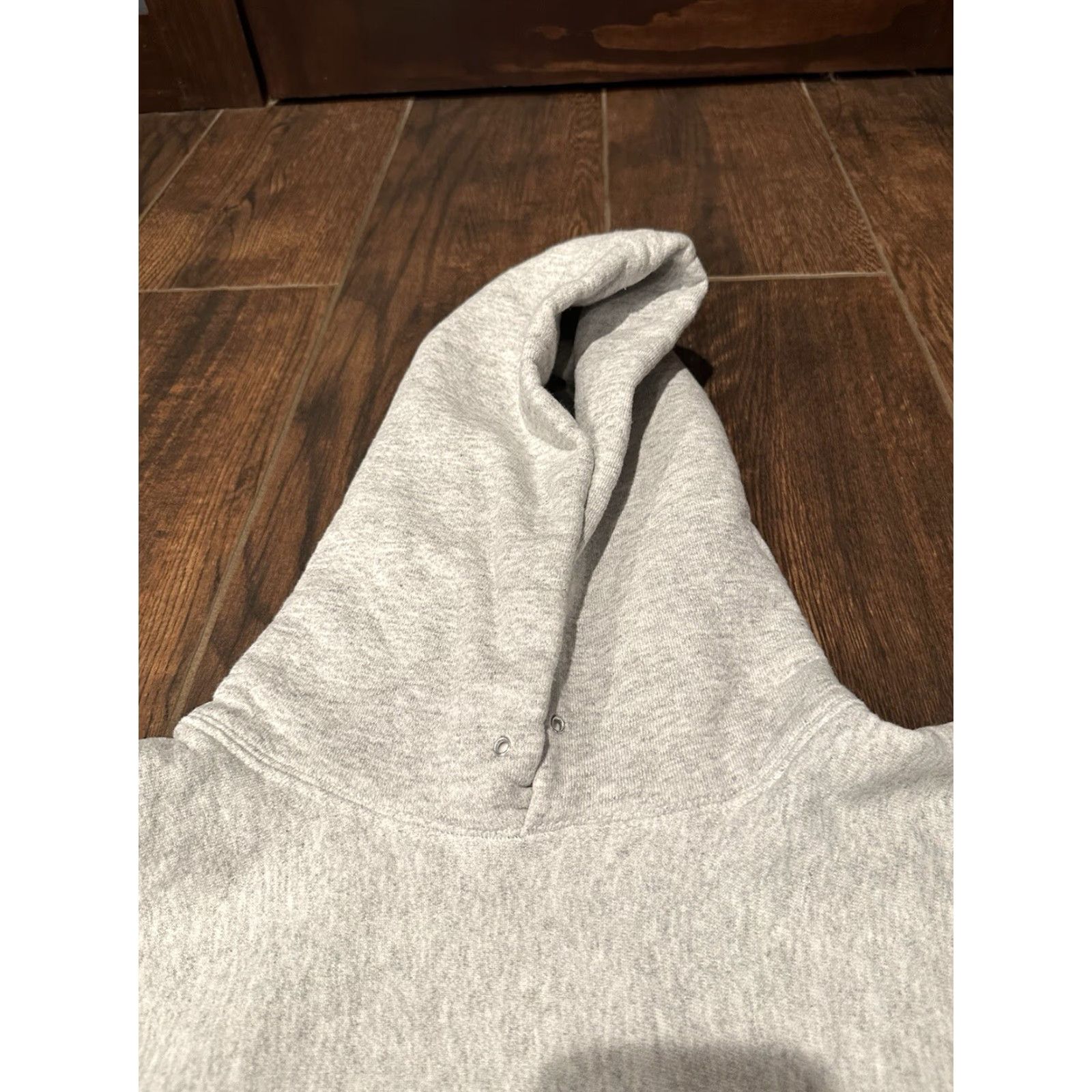 Lee VINTAGE Lee Cross Grain Reverse Weave Hoodie Sweatshirt XL Gray 90s Reversible Mens Size US XL / EU 56 / 4 - 6 Thumbnail