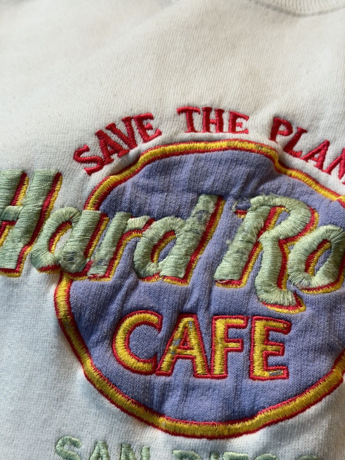 Hard Rock Cafe × Lee × Vintage Vintage Hard Rock San Diego Crew Neck Embroidered Sweatshirt Size US M / EU 48-50 / 2 - 24 Thumbnail