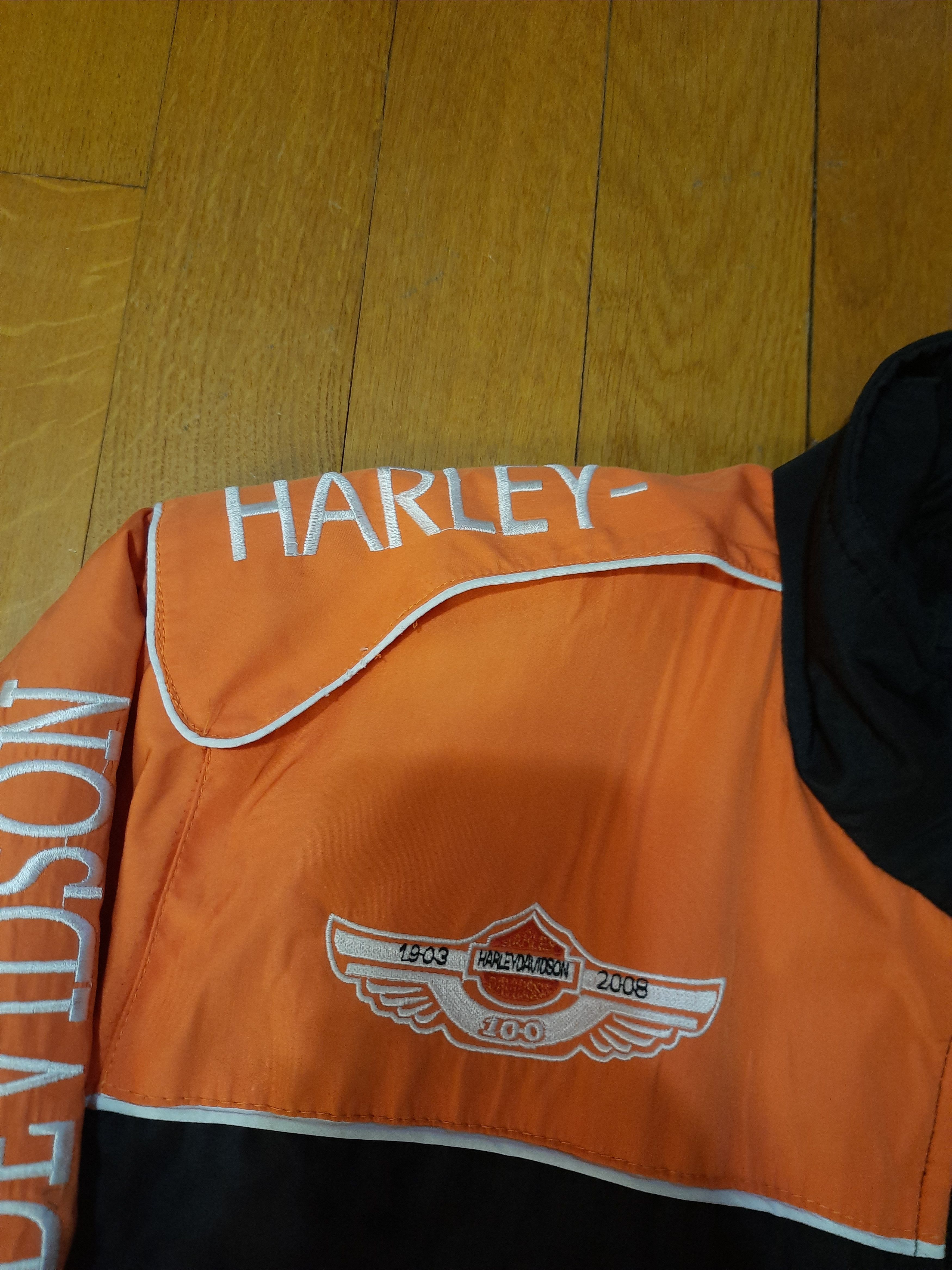 Harley Davidson Harley Davidson Chopper Vintage Bomber Parka Light Jacket Size US L / EU 52-54 / 3 - 5 Thumbnail