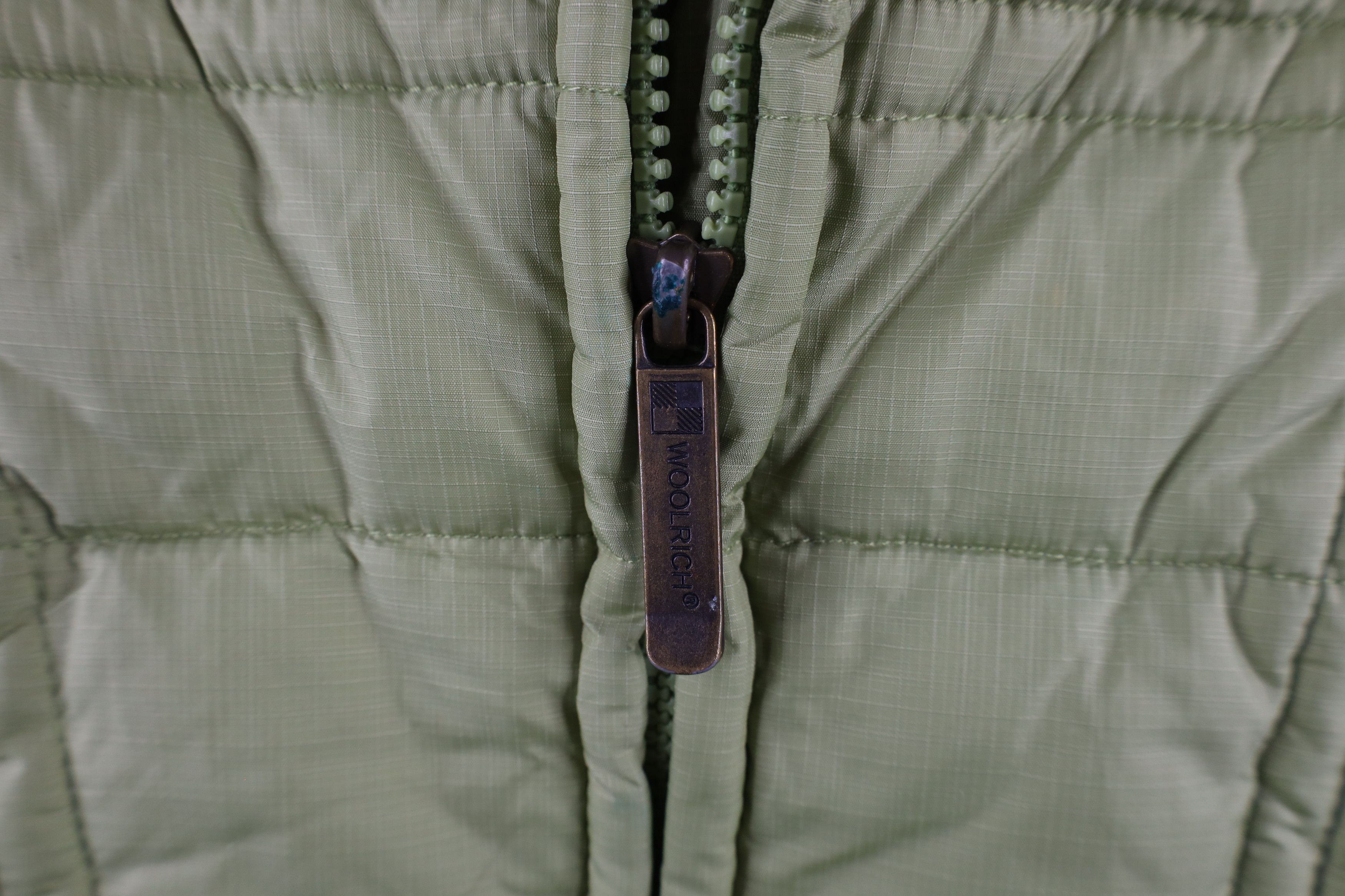 Vintage Vintage Woolrich Full Zip Insulated Puffer Vest Jacket Green Size XXL / US 16-18 / IT 52-54 - 6 Thumbnail