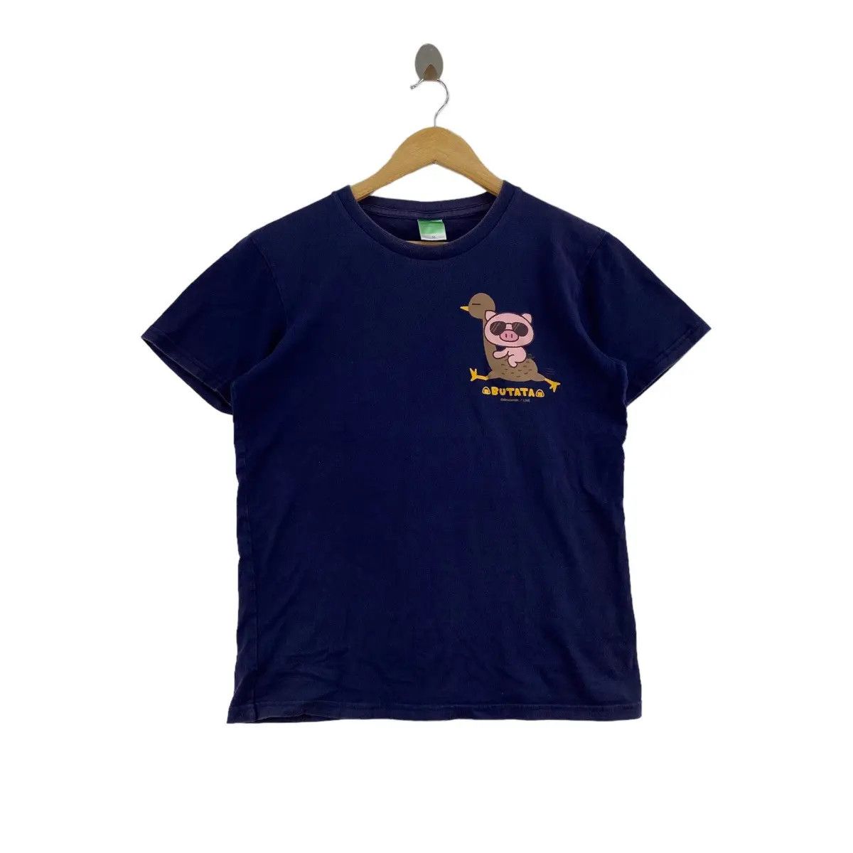 Vintage LINE CREATORS BUTATA Character Emoji Tee Shirt Top Cartoon Size M / US 6-8 / IT 42-44 - 1 Thumbnail