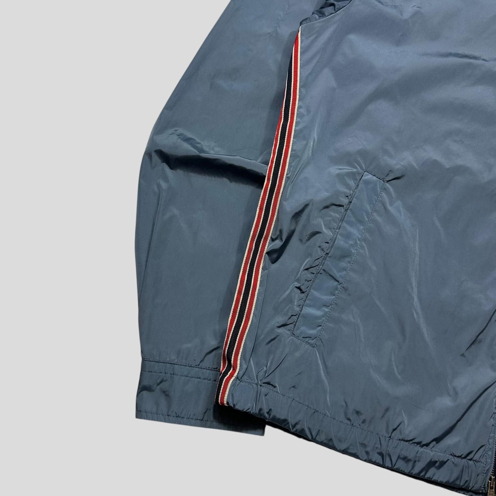 Gucci Gucci 2012 Baby Blue Stripe Seam Nylon Shimmer Jacket IT52 L Size US L / EU 52-54 / 3 - 4 Thumbnail