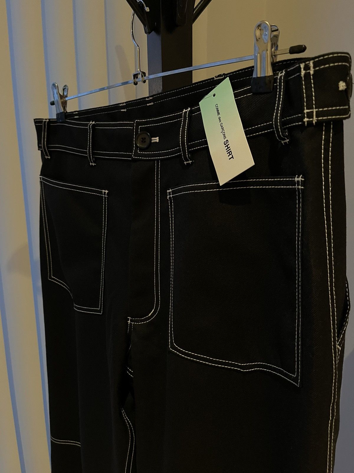 Comme des Garcons Comme des Garcons Shirt AW18 Two-ways Black Pants Size US 32 / EU 48 - 10 Thumbnail