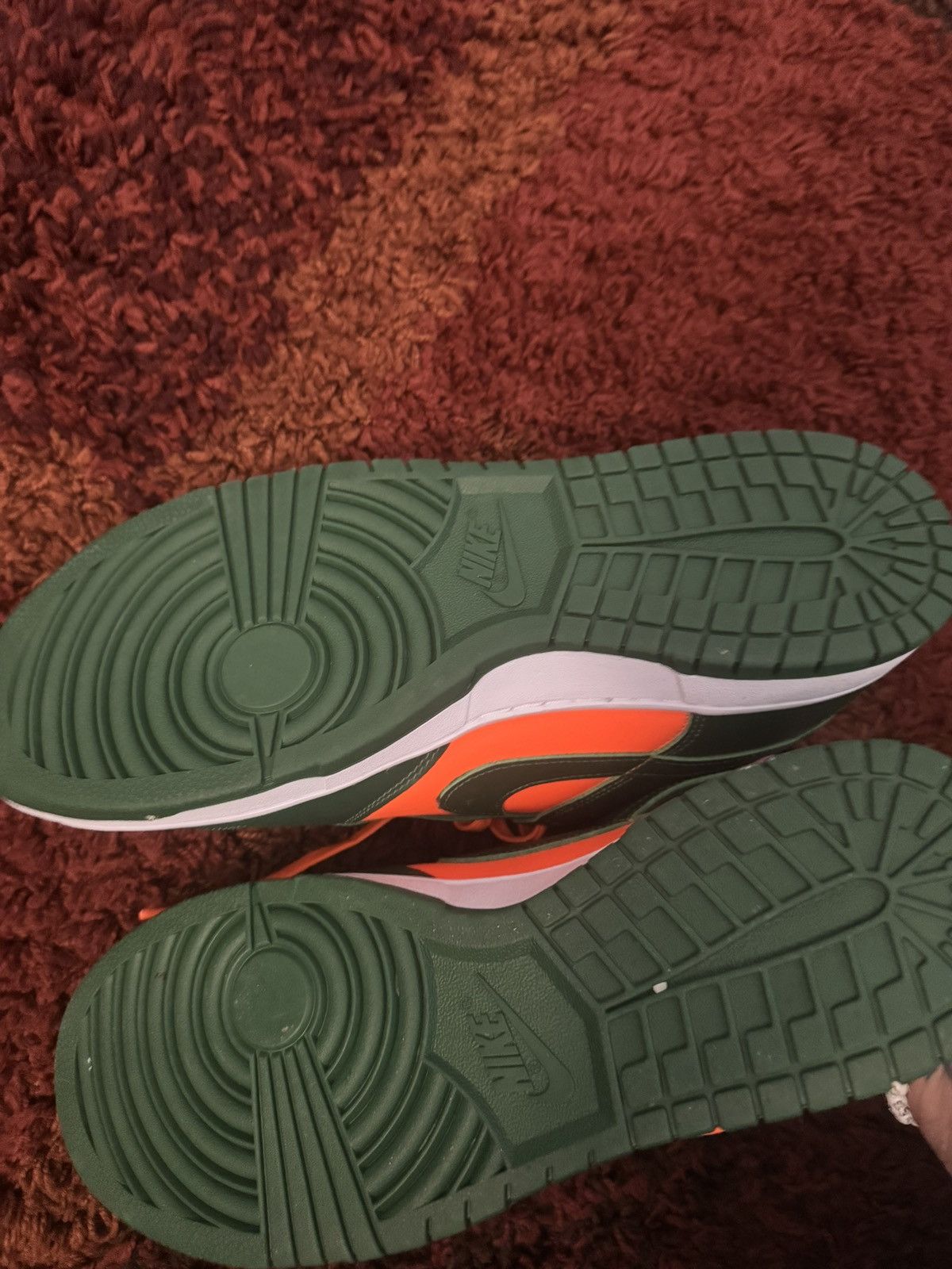 Nike Nike Dunk Low Miami Hurricanes Size US 13 / EU 46 - 7 Thumbnail