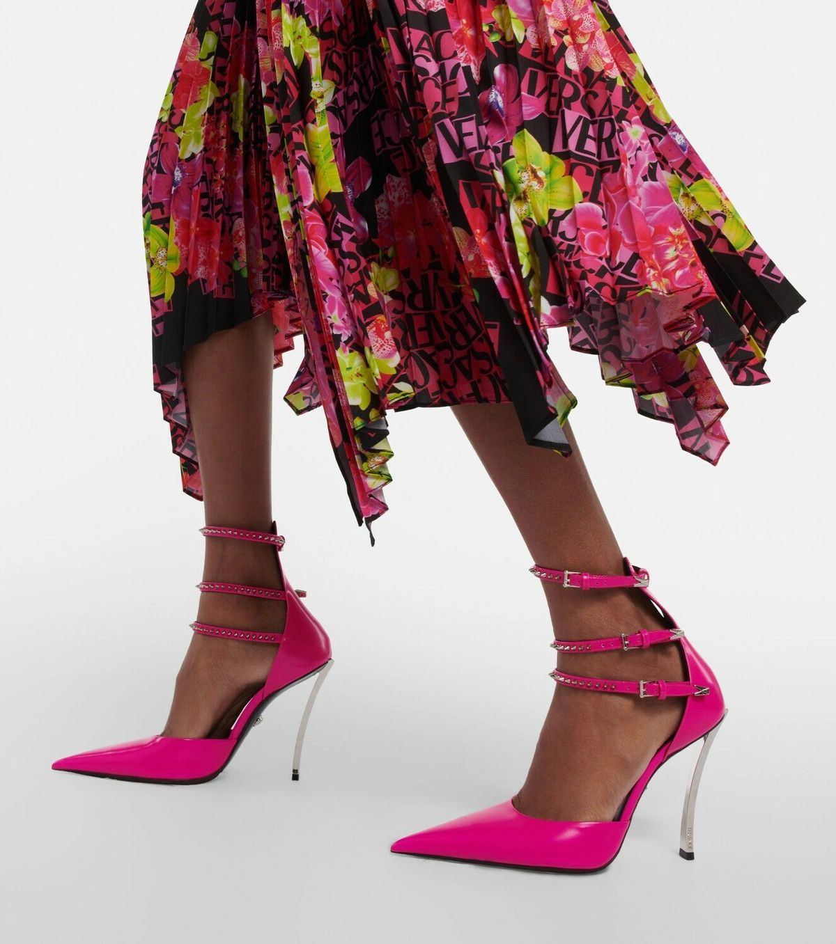 Versace o1y0226 Pumps in Fuchsia Size US 7 / IT 37 - 3 Thumbnail